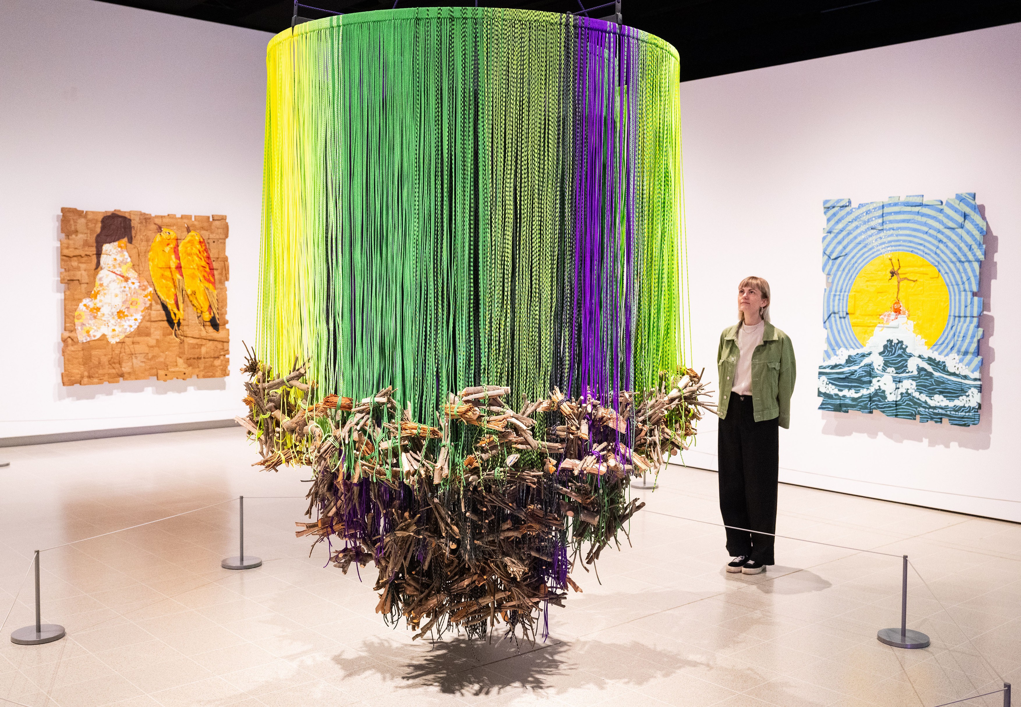 Dear Earth: Art and Hope in a Time of Crisis exhibition at the Hayward Gallery, Southbank, London, UK.