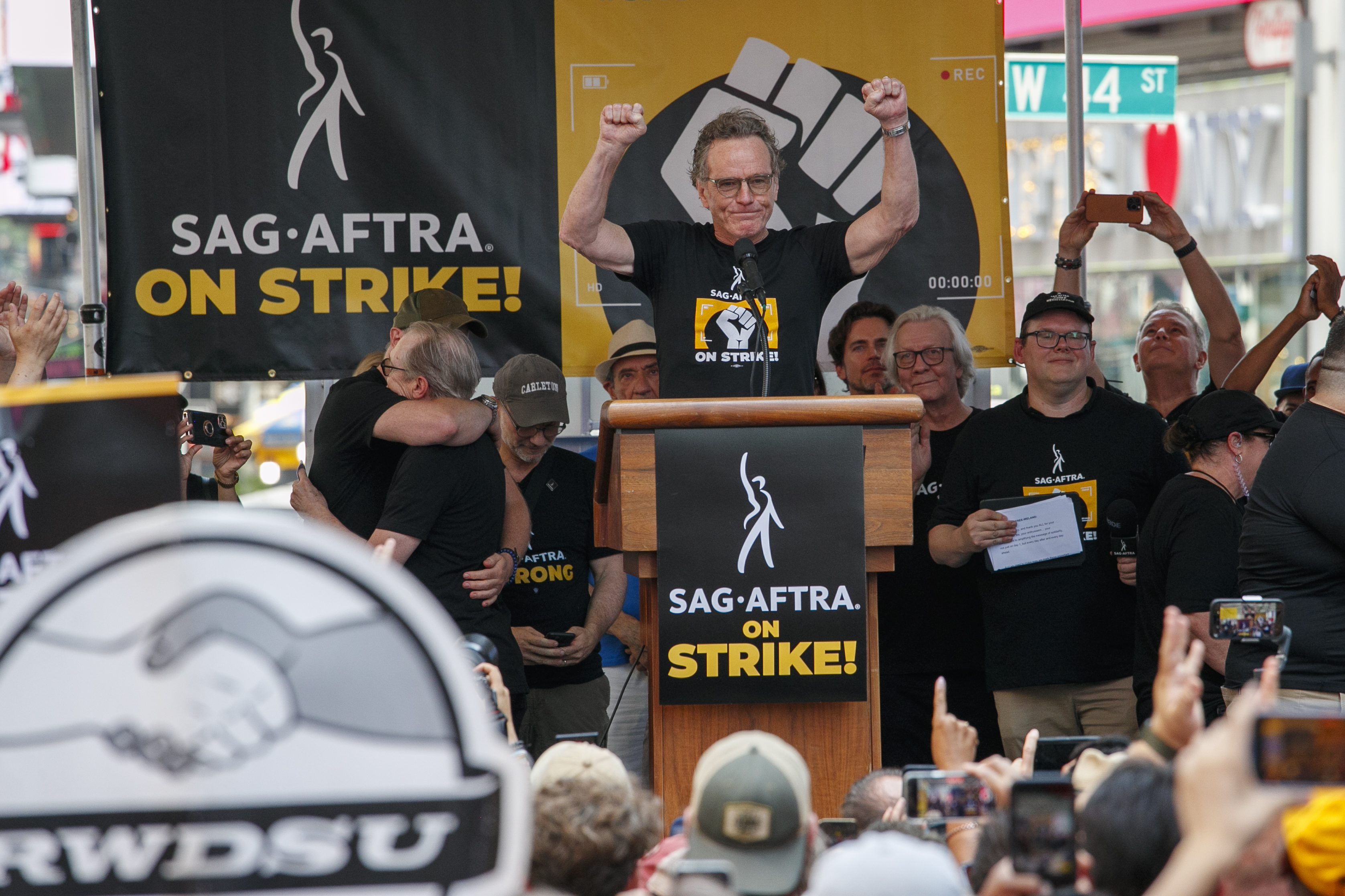 SAG AFTRA strike in New York