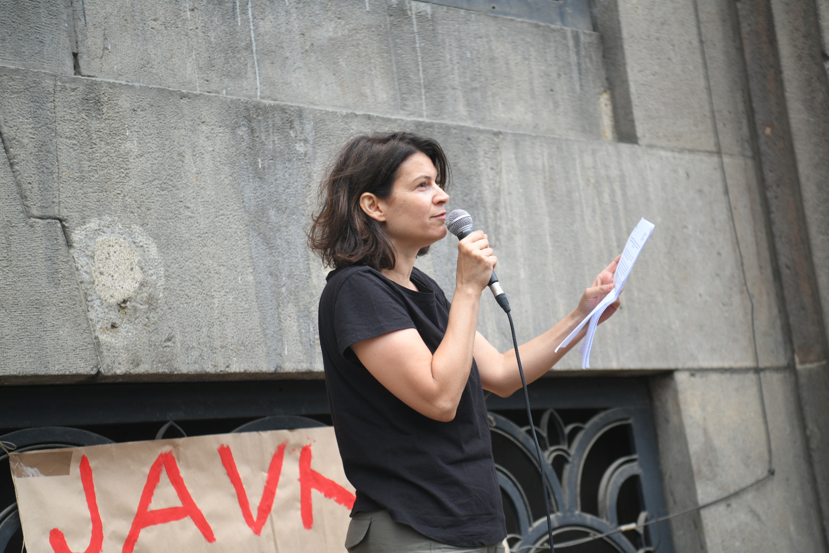 Beograd 08.06.2023. protest asocijacije nezavisne kulturne scene  ispred ministarstva kulture