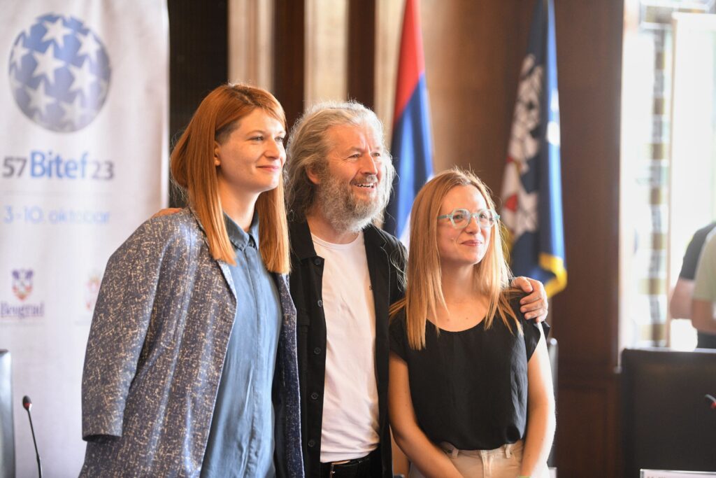 Beograd 08.06.2023. Prva konferencija za medije povodom 57. Bitefa odrzana je u Skupstini grada Beograda,