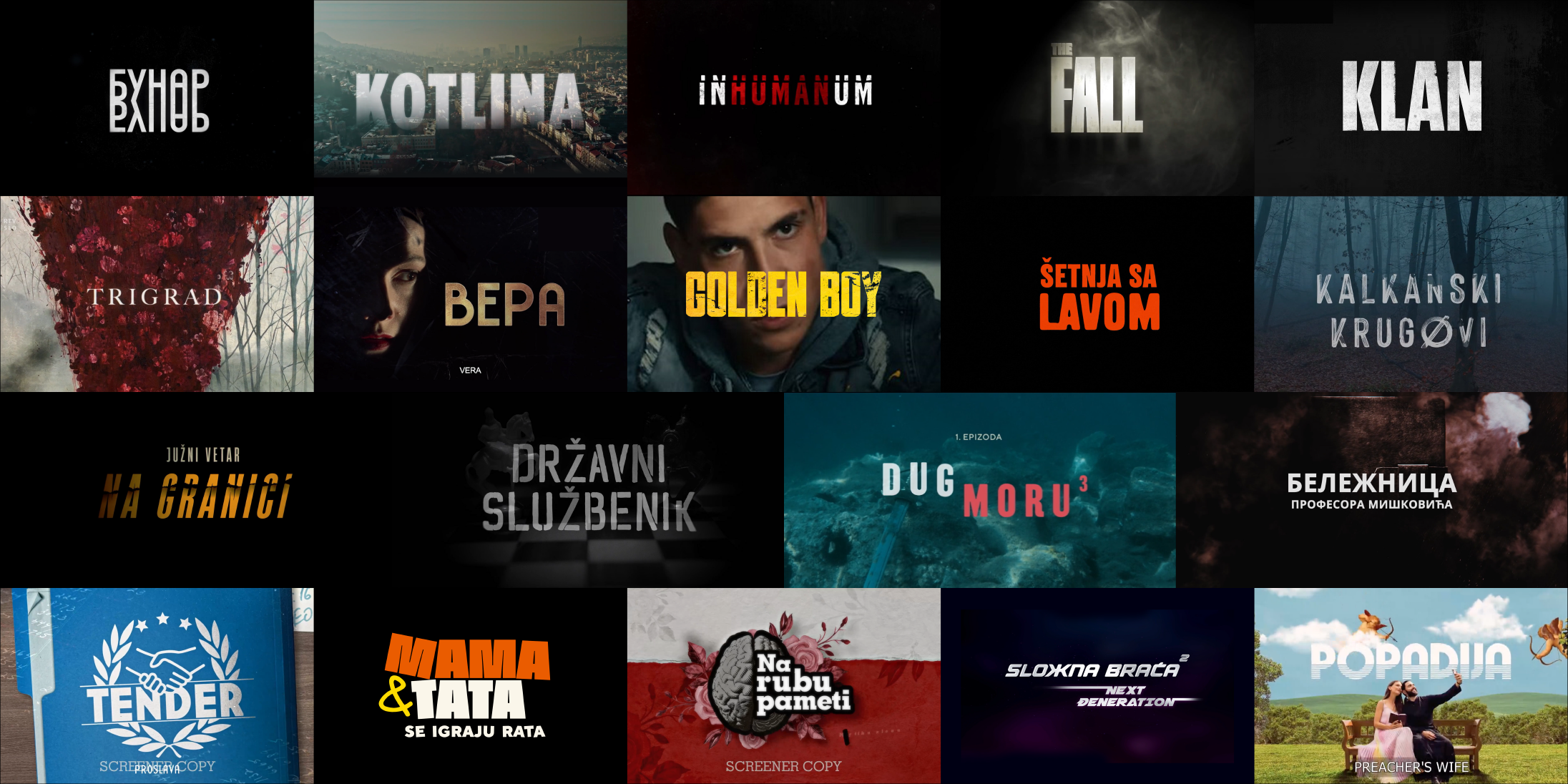 TV Series Nominations (1)