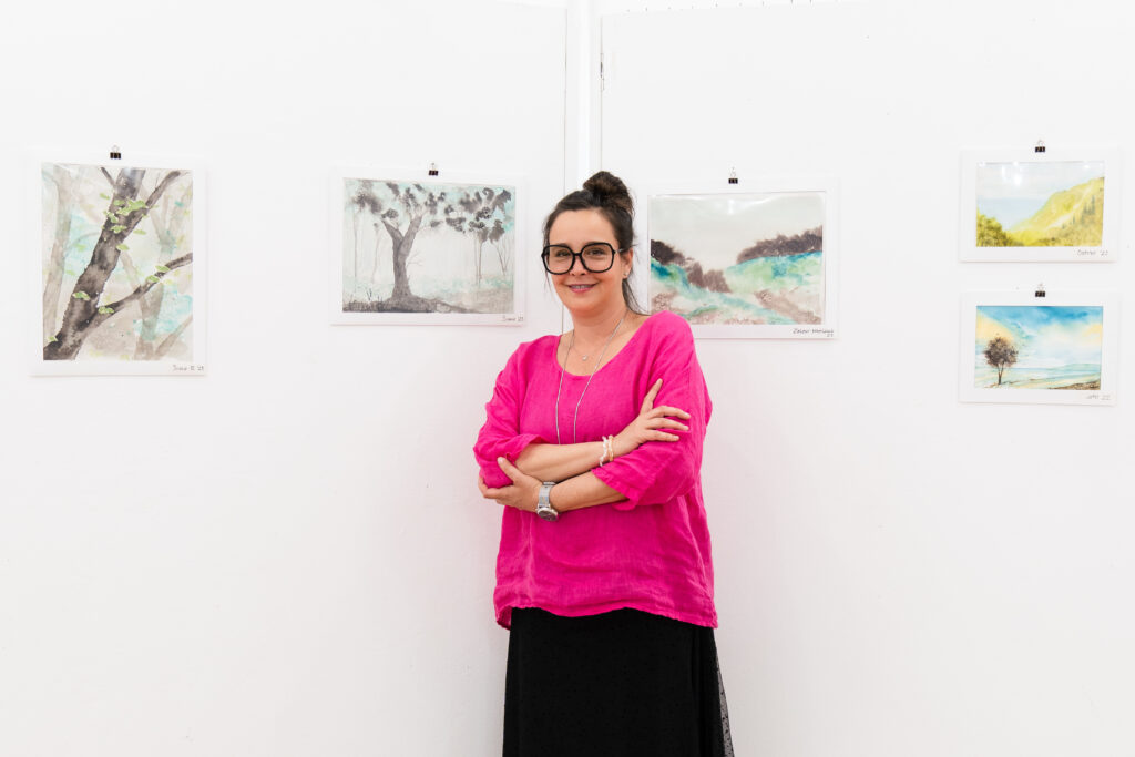 Izložba Katarine Žutić u Kovinu Foto: Radovan Rosić