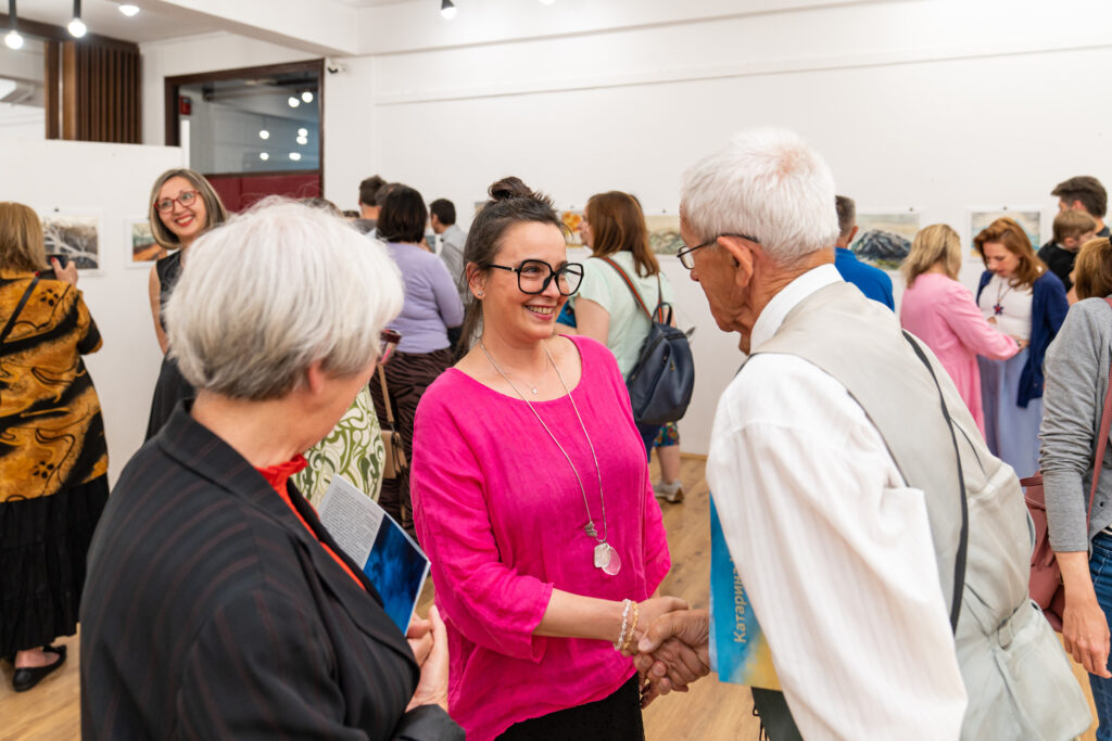 Izložba Katarine Žutić u Kovinu Foto: Radovan Rosić