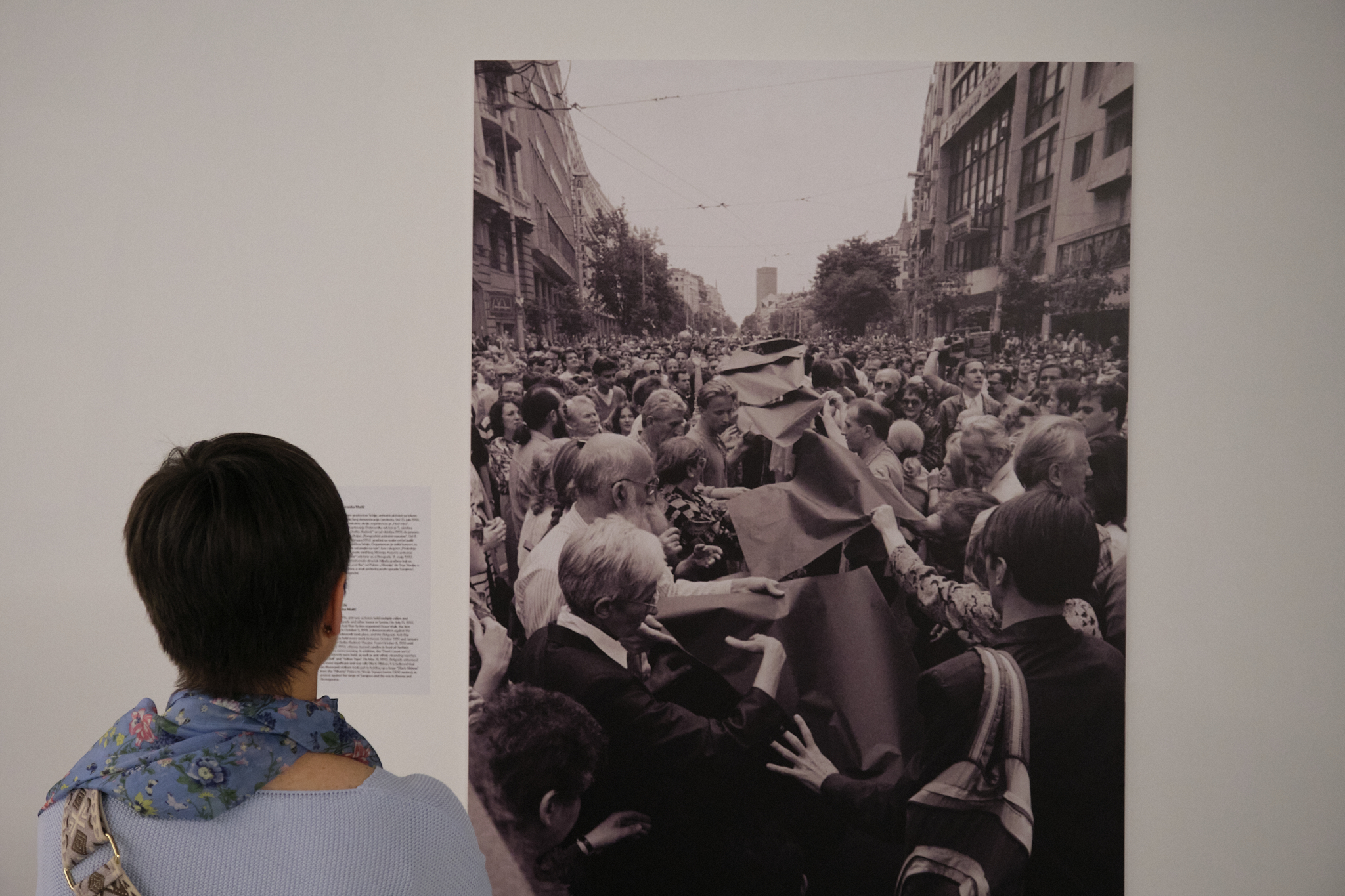 Otvorena izložba Lavirint 90ih u Beogradu Foto: Bojan Kovačević