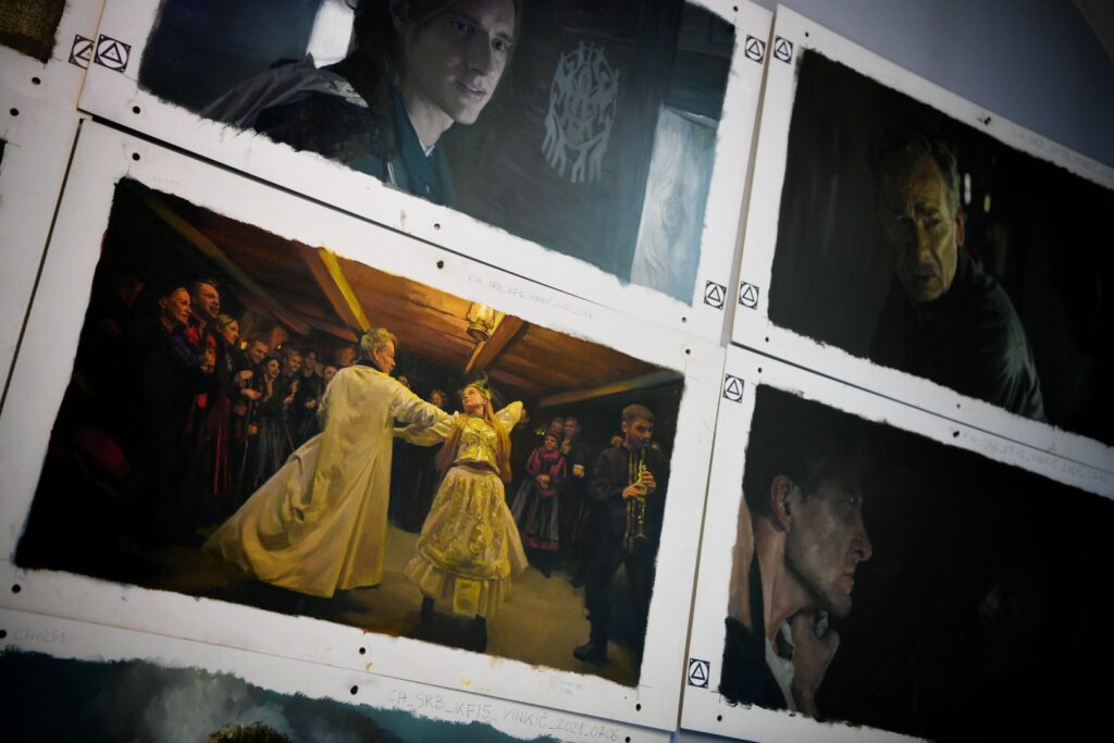 Beograd 20. jun 2023. Slikanje scena za animirani film Seljaci The Peasants Foto:Vesna Lalić/Nova.rs