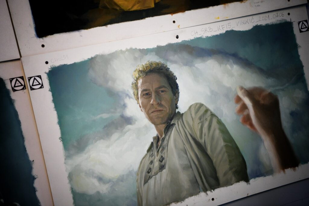 Beograd 20. jun 2023. Slikanje scena za animirani film Seljaci The Peasants Foto:Vesna Lalić/Nova.rs