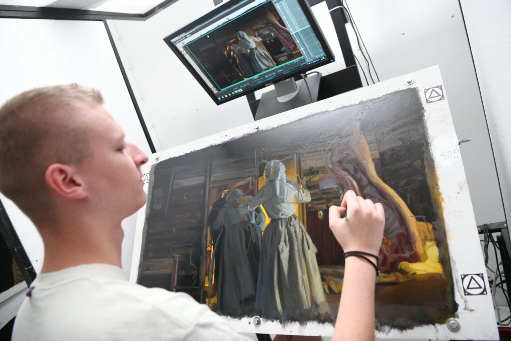 Beograd 20. jun 2023. Slikanje scena za animirani film Seljaci The Peasants Foto:Vesna Lalić/Nova.rs