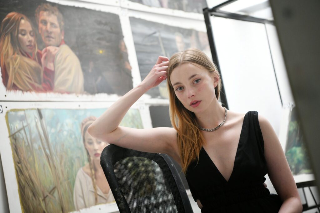 Beograd 20. jun 2023. Slikanje scena za animirani film Seljaci The Peasants Foto:Vesna Lalić/Nova.rs