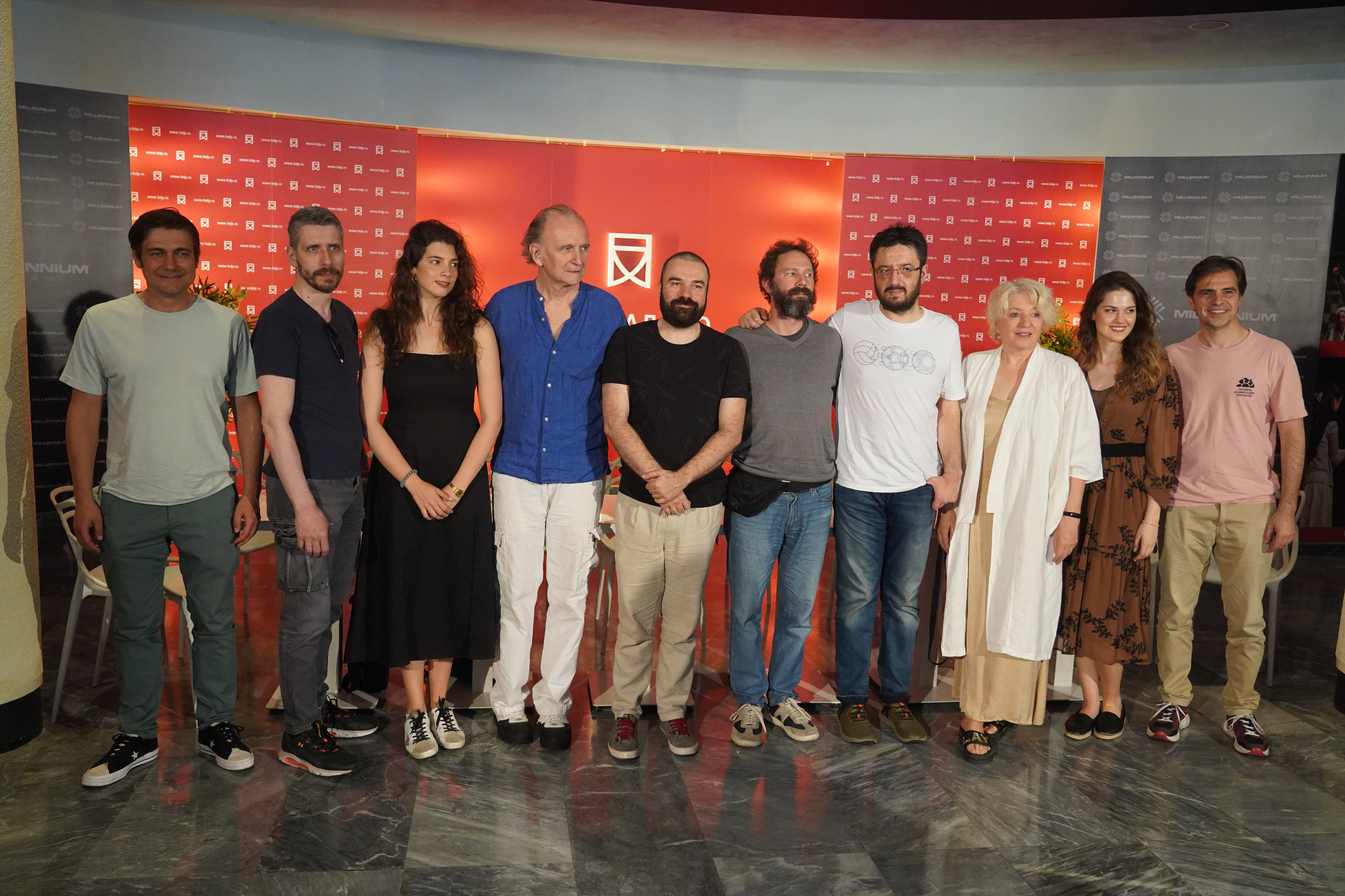 The press conference on the occasion of the premiere of the play "(Pra)faust", directed by Boris Lijesevic, was held at the Belgrade Drama Theater.