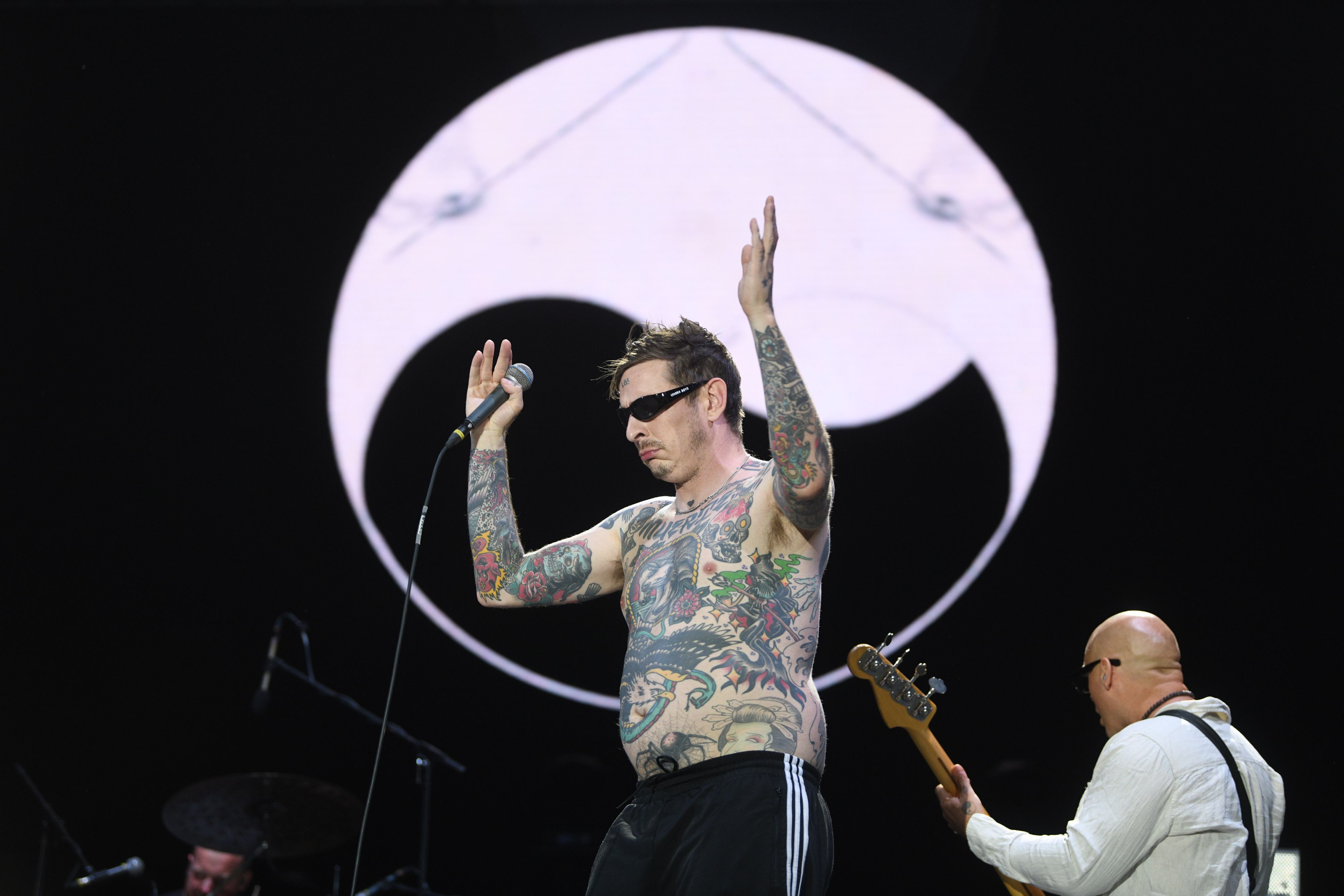 Novi sad, 06.07.2023. Petrovaradinska tvrđava, EXIT, počinje festival exit , atmosfera,  Nastup švedske grupe "Viagra Boys" na Glavnoj bini. Foto: Filip Krainčanić/Nova.rs