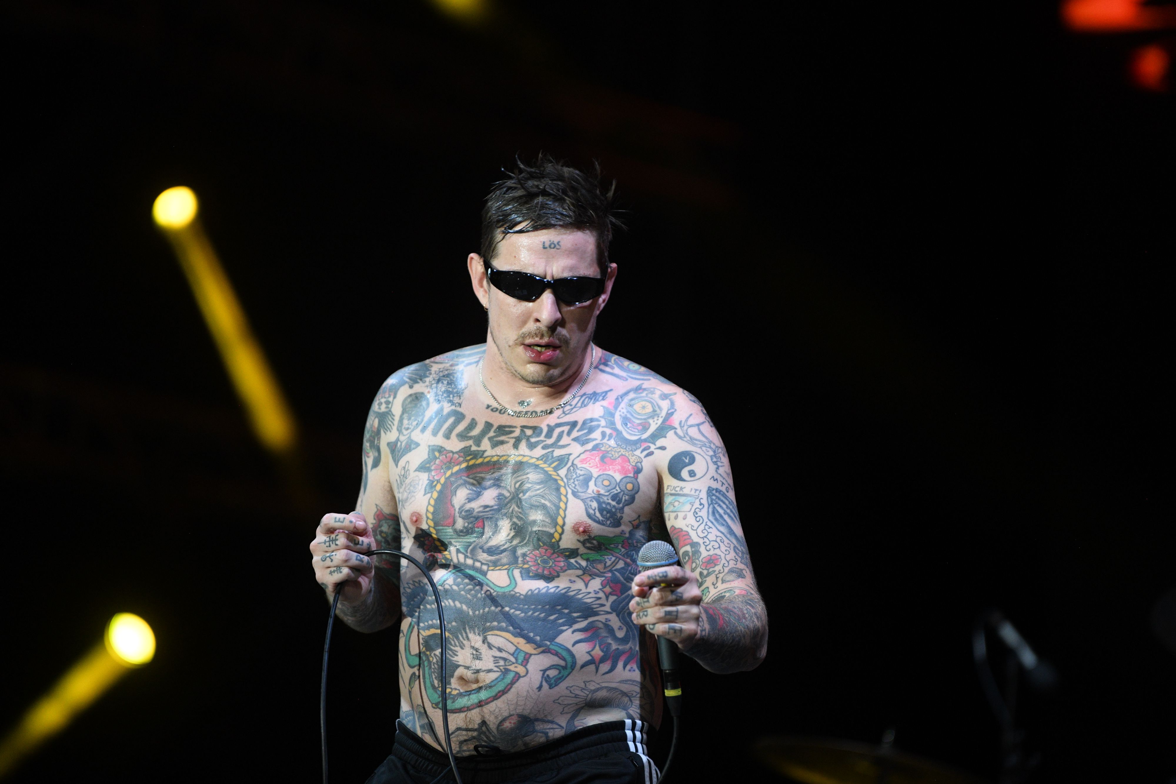 Novi sad, 06.07.2023. Petrovaradinska tvrđava, EXIT, počinje festival exit , atmosfera,  Nastup švedske grupe "Viagra Boys" na Glavnoj bini. Foto: Filip Krainčanić/Nova.rs