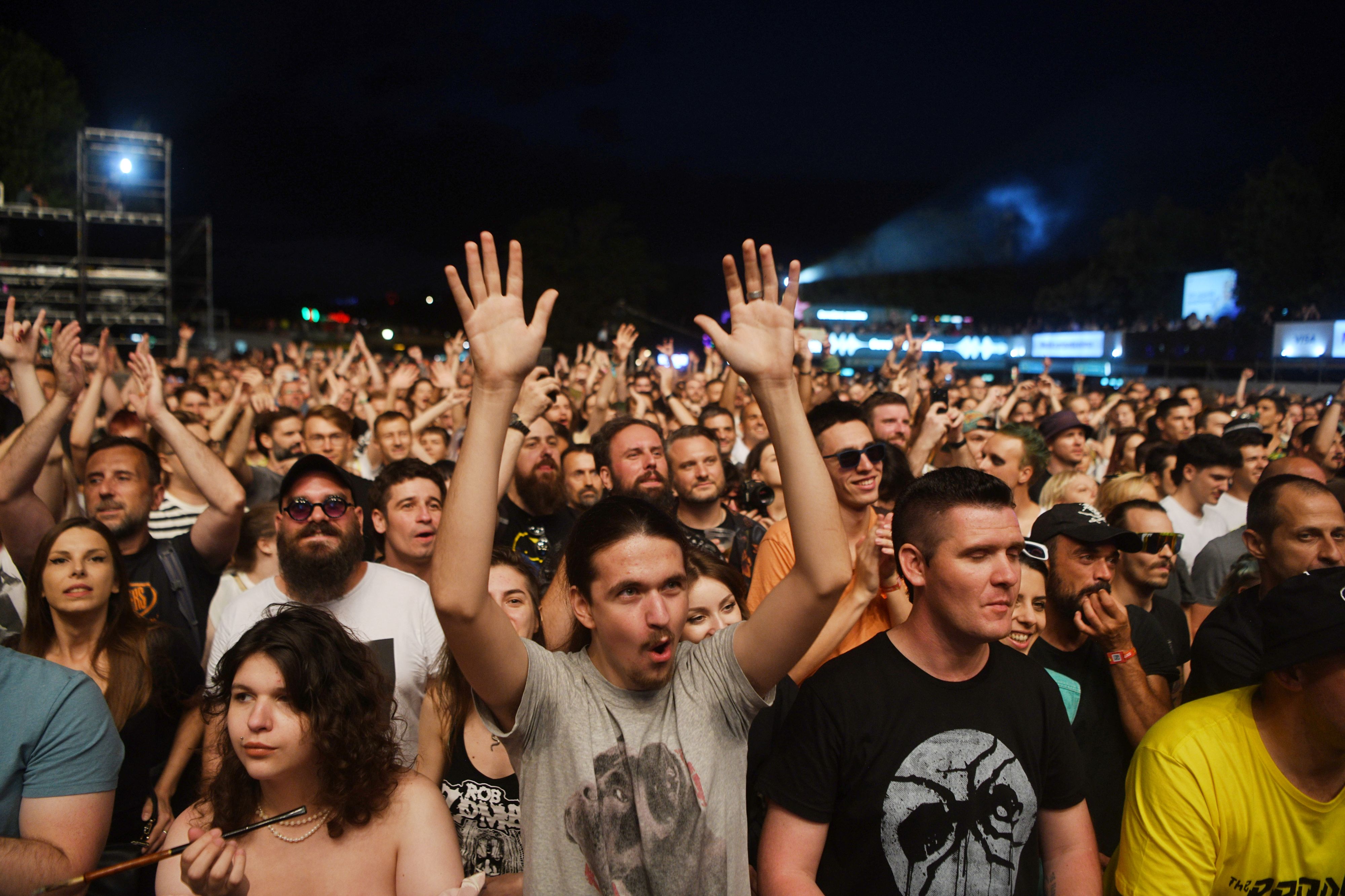 Novi sad, 06.07.2023. Petrovaradinska tvrđava, EXIT, počinje festival exit , atmosfera,  Nastup švedske grupe "Viagra Boys" na Glavnoj bini. Foto: Filip Krainčanić/Nova.rs