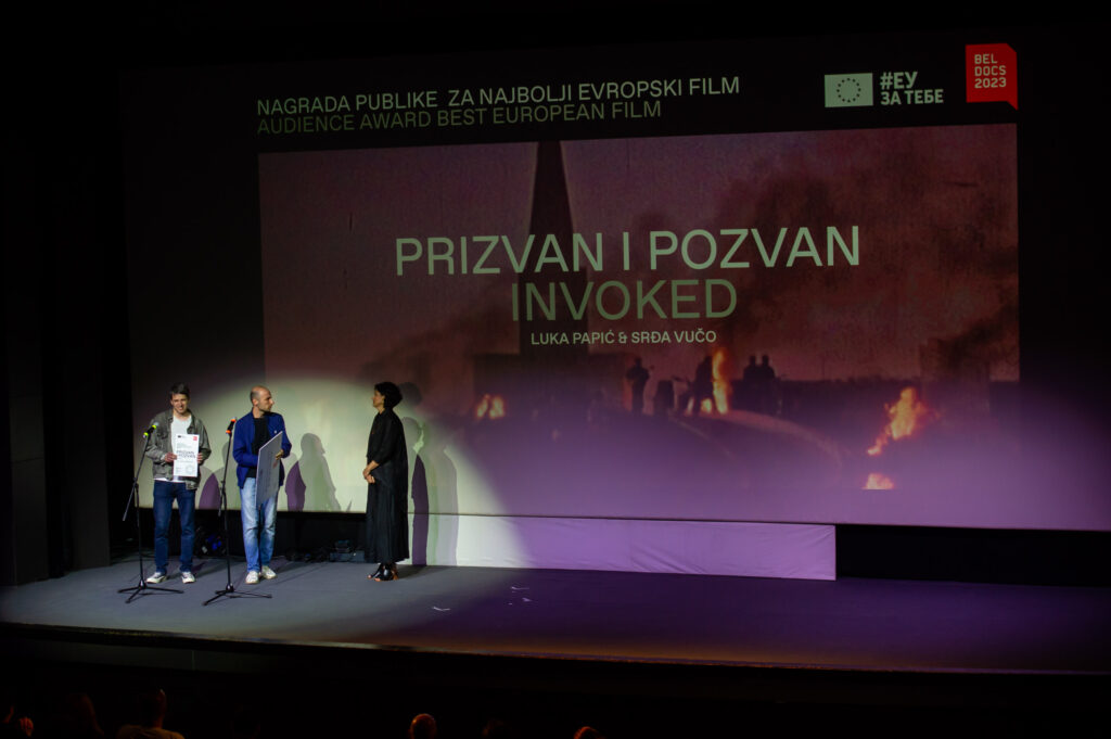 Srđa Vučo i Luka Papić, zvršen Beldocs Foto: Vidoje Manojlović/Beldocs