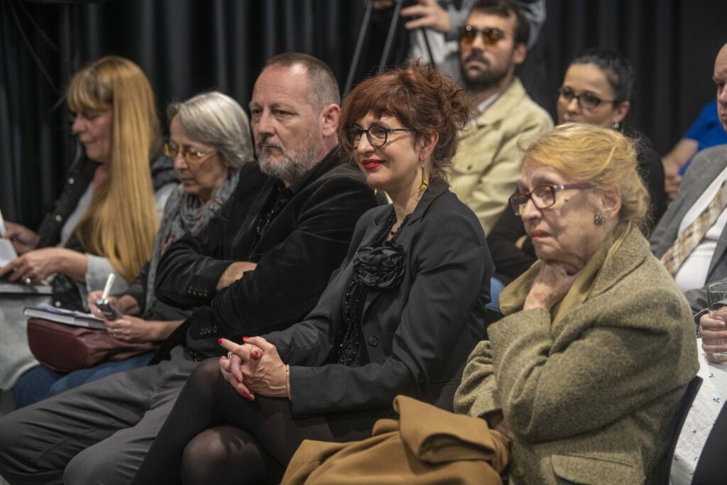 Beograd 18.05.2023. Milena Pavlović. Promocija knjige Kino-poeta velikog crnila, grupe autora, zbornik tekstova o filmskom opusu Živojina Žike Pavlovića Foto: Dragan Mujan/Nova.rs