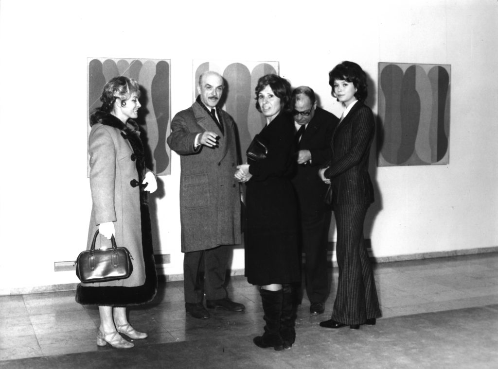 Mira Brtka, Neda Arnerić, samostalna izložba 1971. Foto: Privatna arhiva Fondacije Mire Brtke