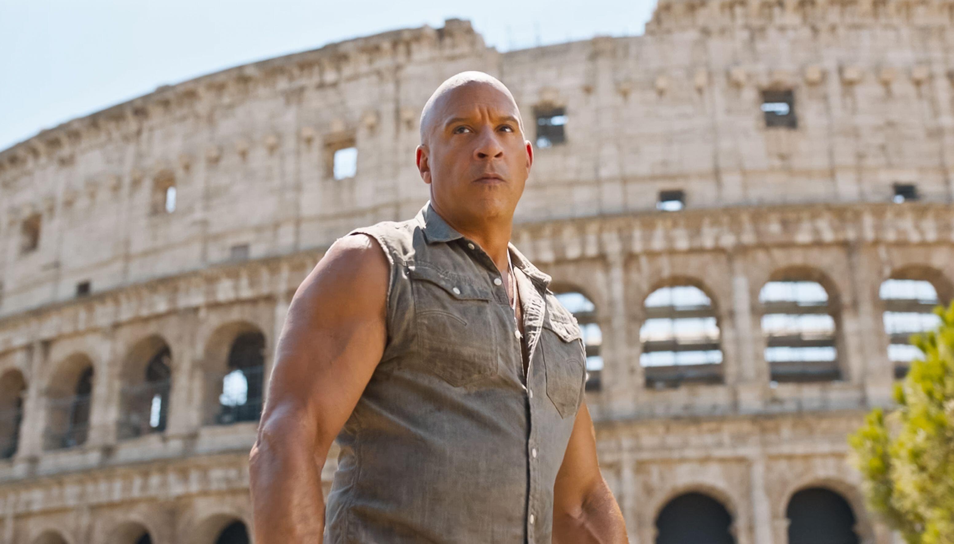 USA. Vin Diesel in a scene from the (C)Universal Pictures new movie:  Fast X (2023).Plot: Dom Toretto and his family are targeted by the vengeful son of drug kingpin Hernan Reyes. Ref: LMK110-J8797-240223Supplied by LMKMEDIA. Editorial Only.Landmark M