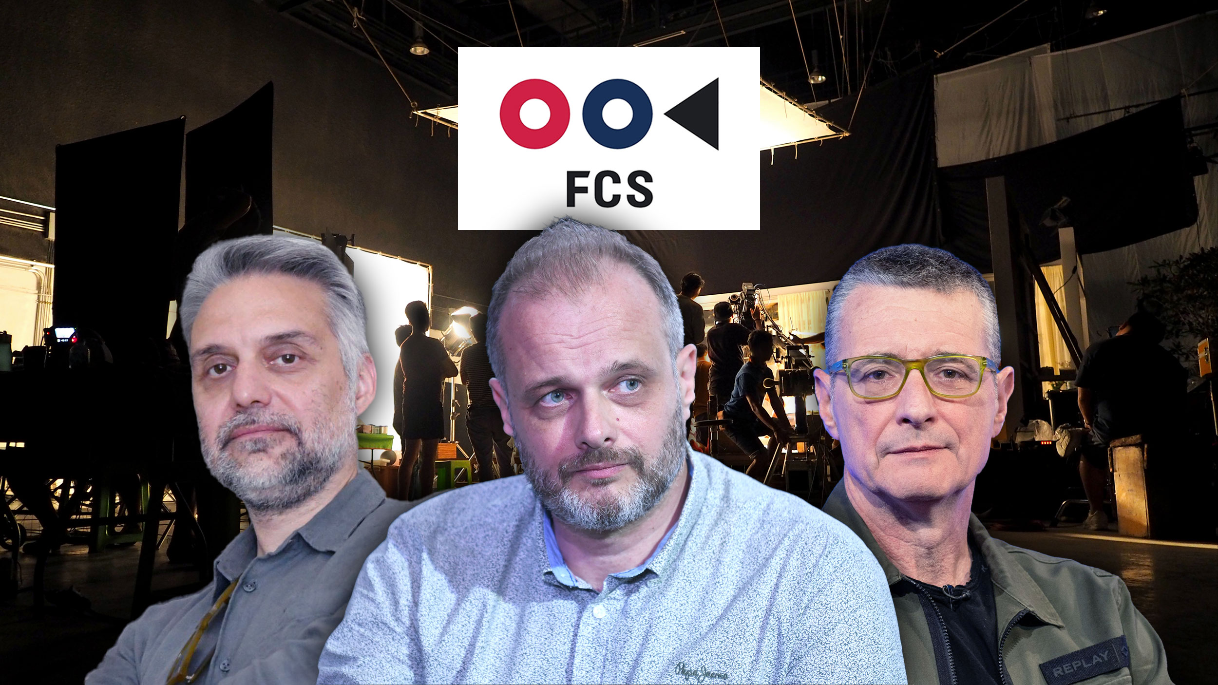 Srdan Golubović, Gordan Matić, Srđan Dragojević, FCS, Filmski centar Srbije logo