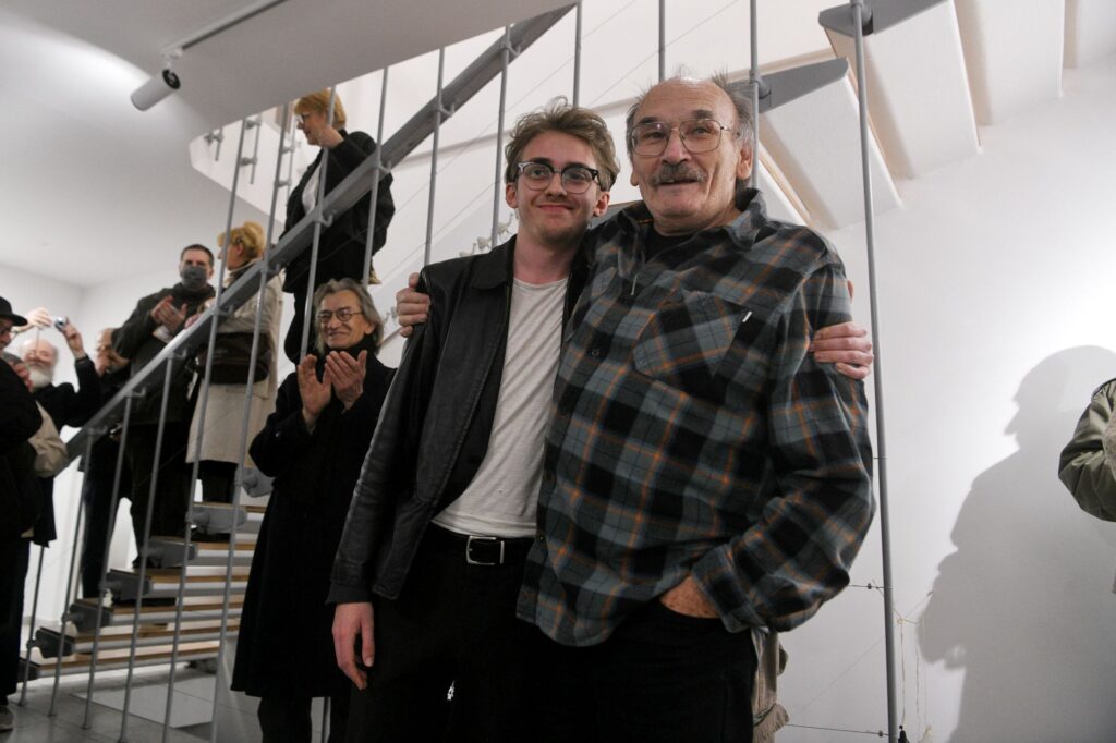 Beograd 10.04.2023. Izložba radova Dušana Petričića u Grafičkom kolektivu. Dušan Petričić, izložba, karikature, Grafički kolektiv Foto: Filip Krainčanić/Nova.rs