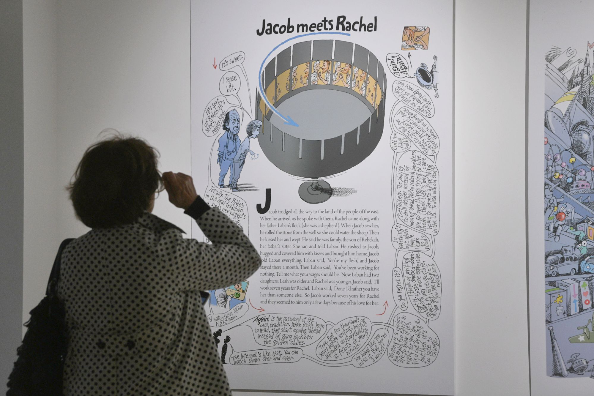 Beograd 10.04.2023. Izložba radova Dušana Petričića u Grafičkom kolektivu. Dušan Petričić, izložba, karikature, Grafički kolektiv Foto: Filip Krainčanić/Nova.rs