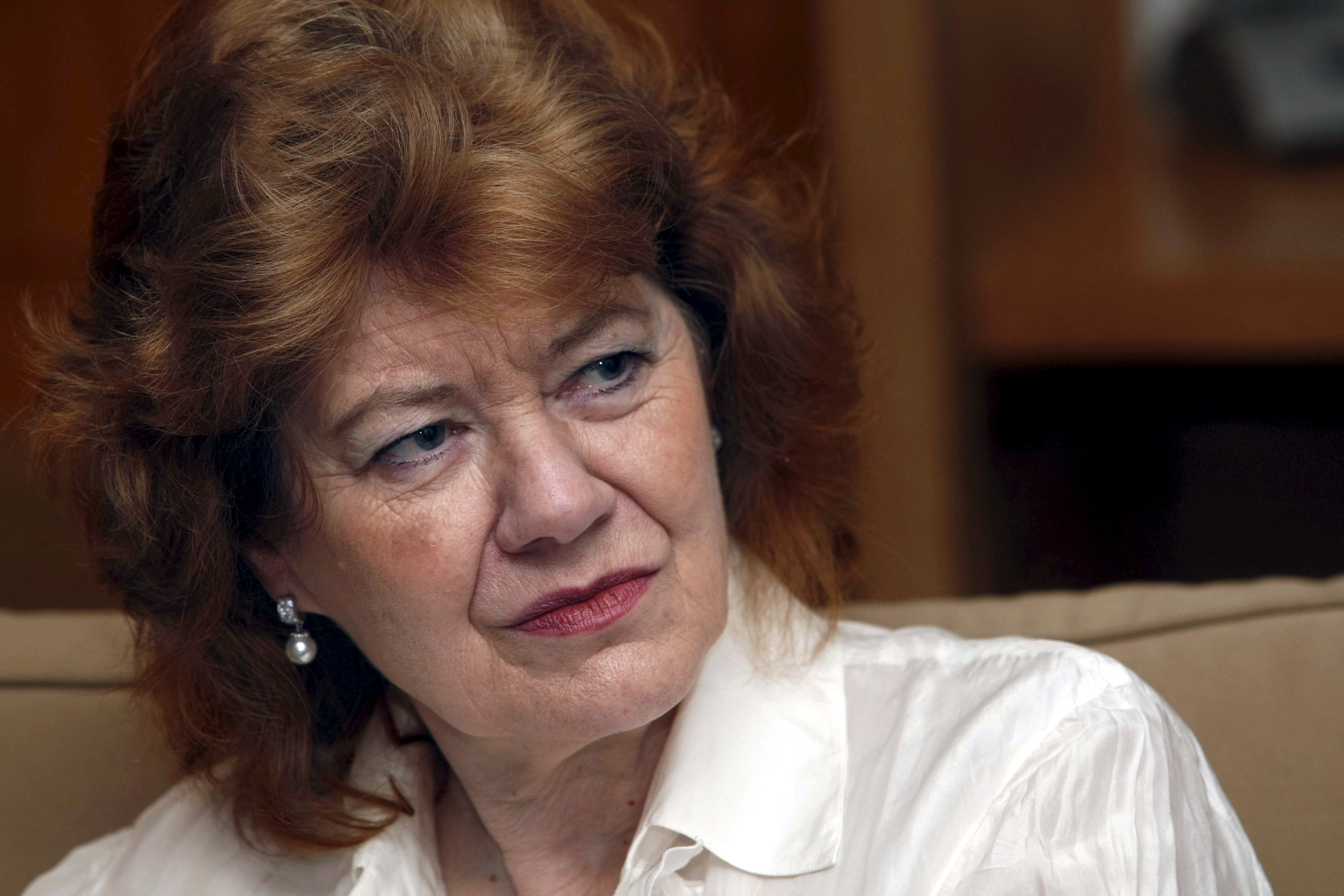 British writer Anne Perry presents her latest novel 'We Shall Not Sleep'