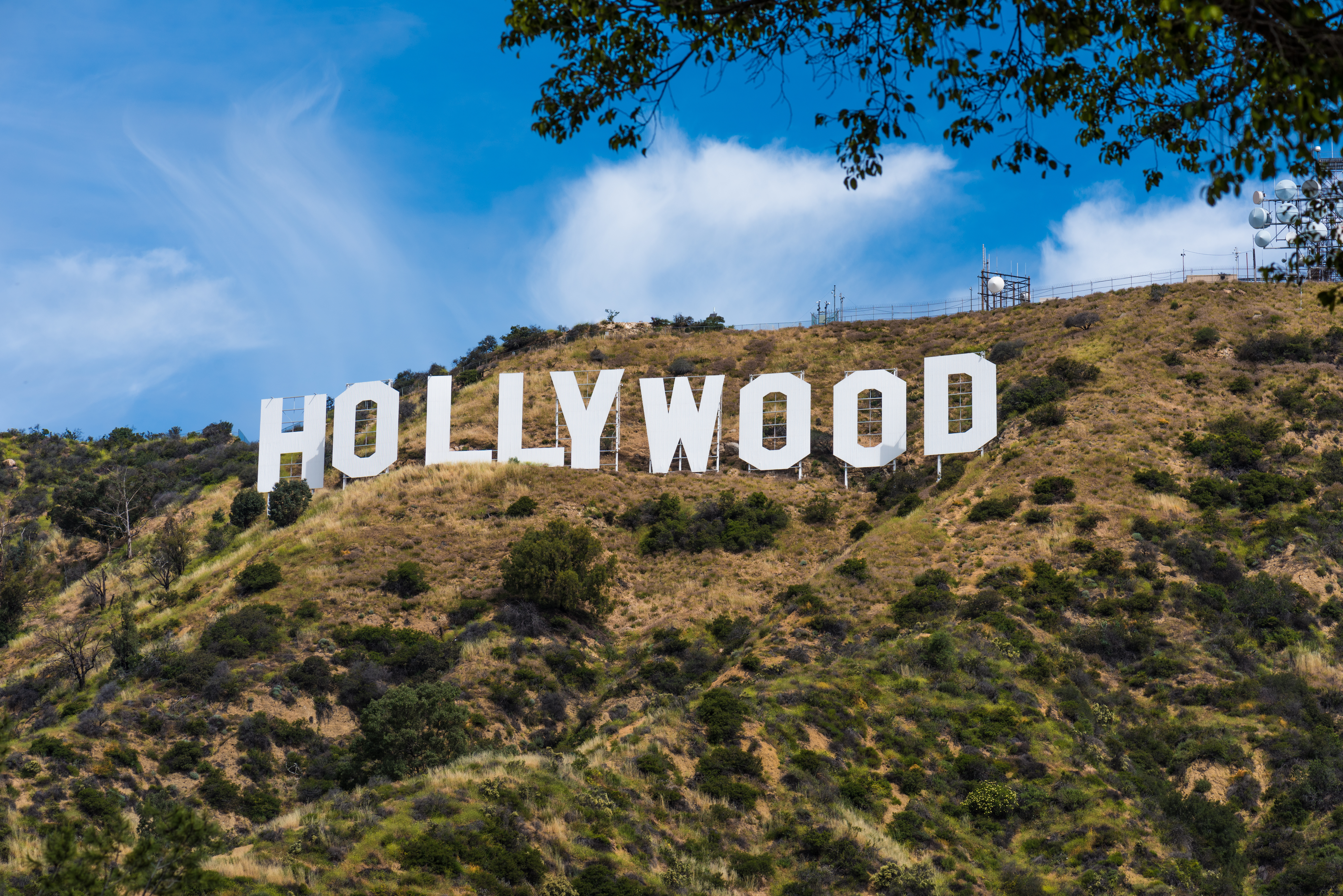 Hollywood,Sign,-,Taken,On,April,17,,2017.,Viewed,From