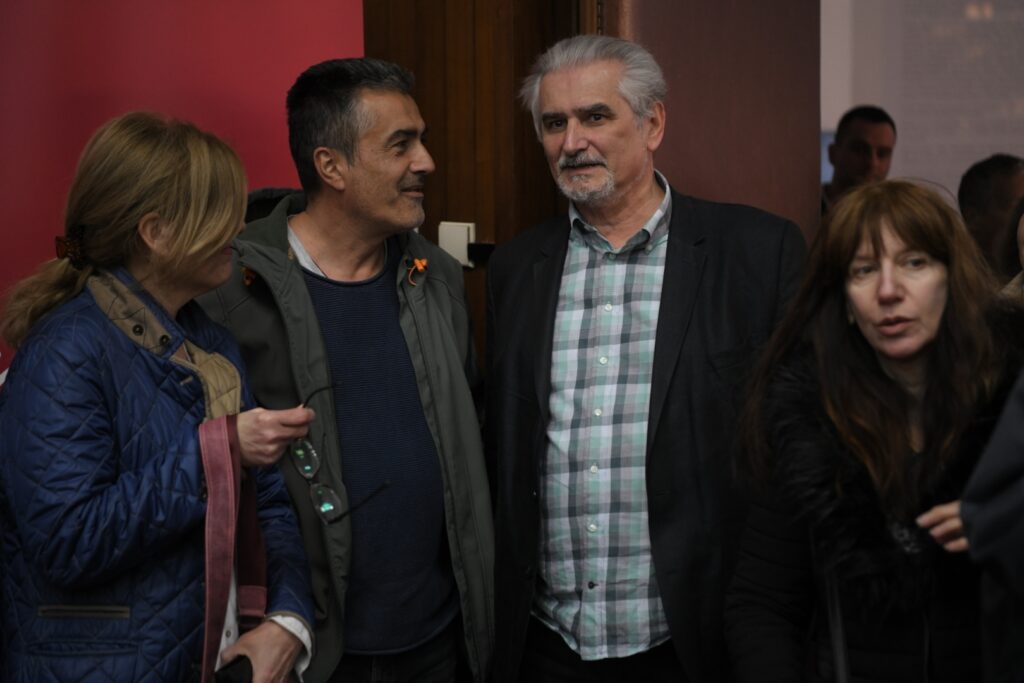 Beograd 27.04.2023. Zoran Hamović. Promocija knjige Pece Popovića u atrijumu Narodne biblioteka Foto: Dragan Mujan/Nova.rs