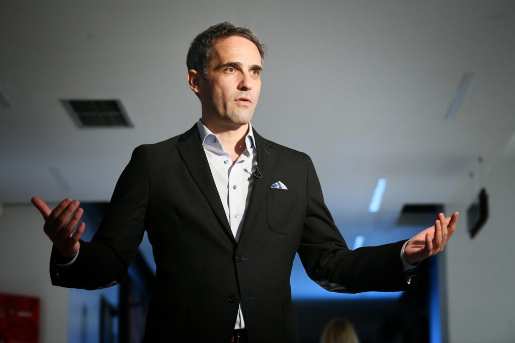 Beograd 04.03.2023. Ekipa poslednjeg filma reditelja Puriše Đorđevića, “Usta puna zemlje” predstavila je ovaj projekat u susretu sa medijima u okviru 51. FEST-a