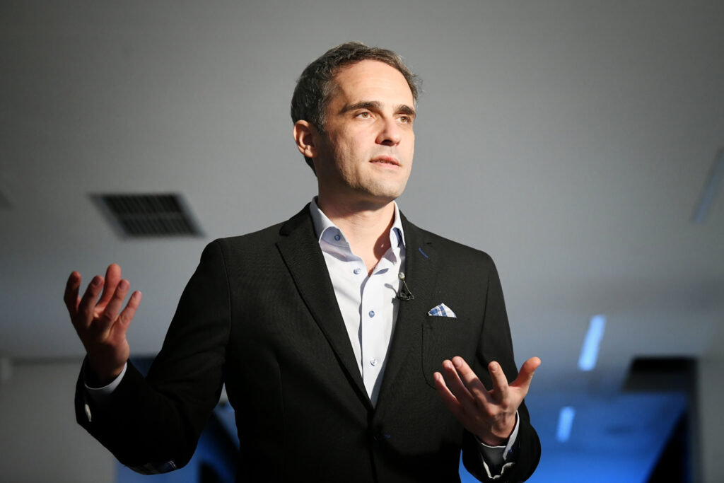 Beograd 04.03.2023. Ekipa poslednjeg filma reditelja Puriše Đorđevića, “Usta puna zemlje” predstavila je ovaj projekat u susretu sa medijima u okviru 51. FEST-a