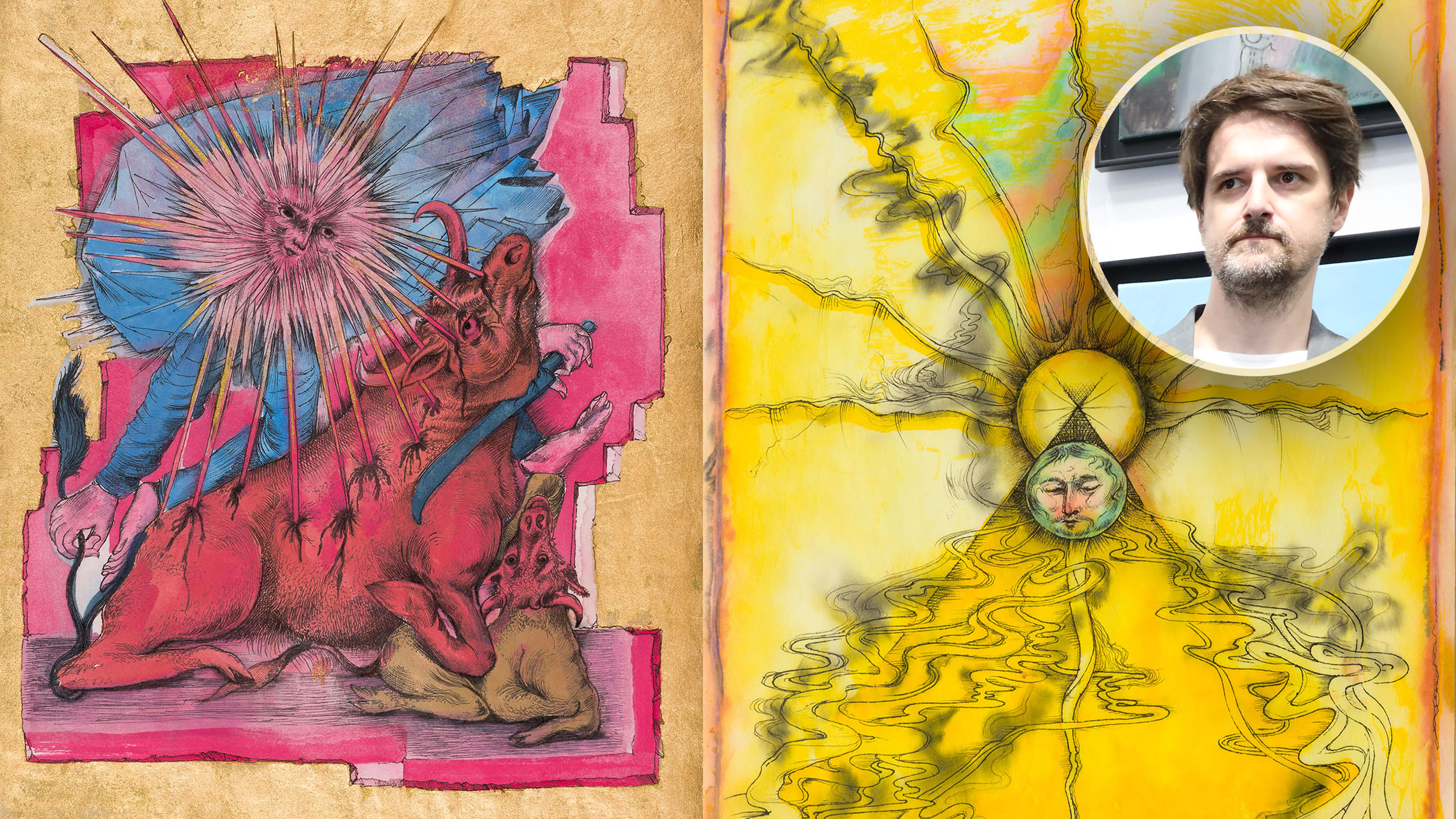 Izložba "Voleo bih da sam praistorijski Direr" Damjana Kovačevića
Salon Muzeja grada Beograda