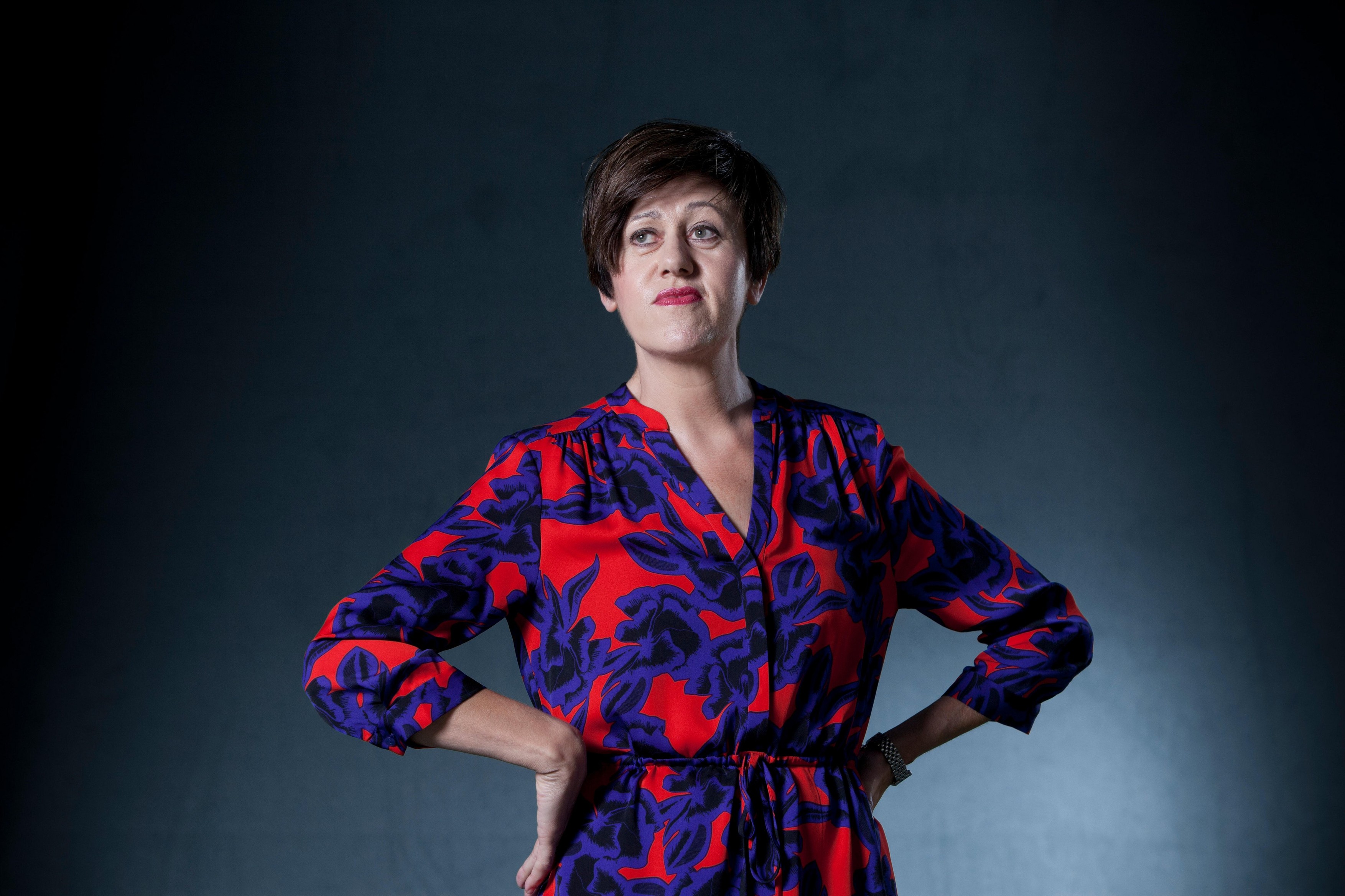 Tracey Thorn, the English singer, songwriter and writer, at the Edinburgh International Book Festival 2015.