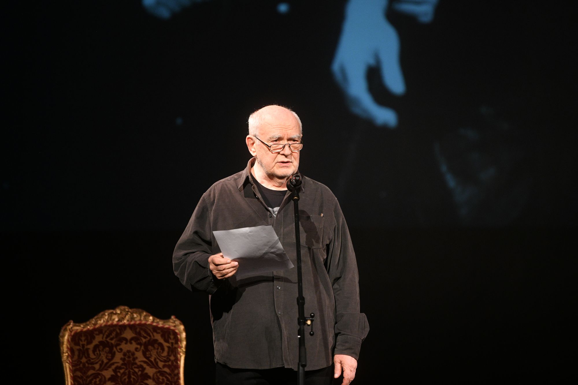 Beograd 18.03.2023. Komemoracija glumcu Tanasiju Uzunoviću u Narodnom pozorištu u Beogradu. Tanasije Uzunović, komemoracija, Narodno pozorište Foto: Filip Krainčanić/Nova.rs