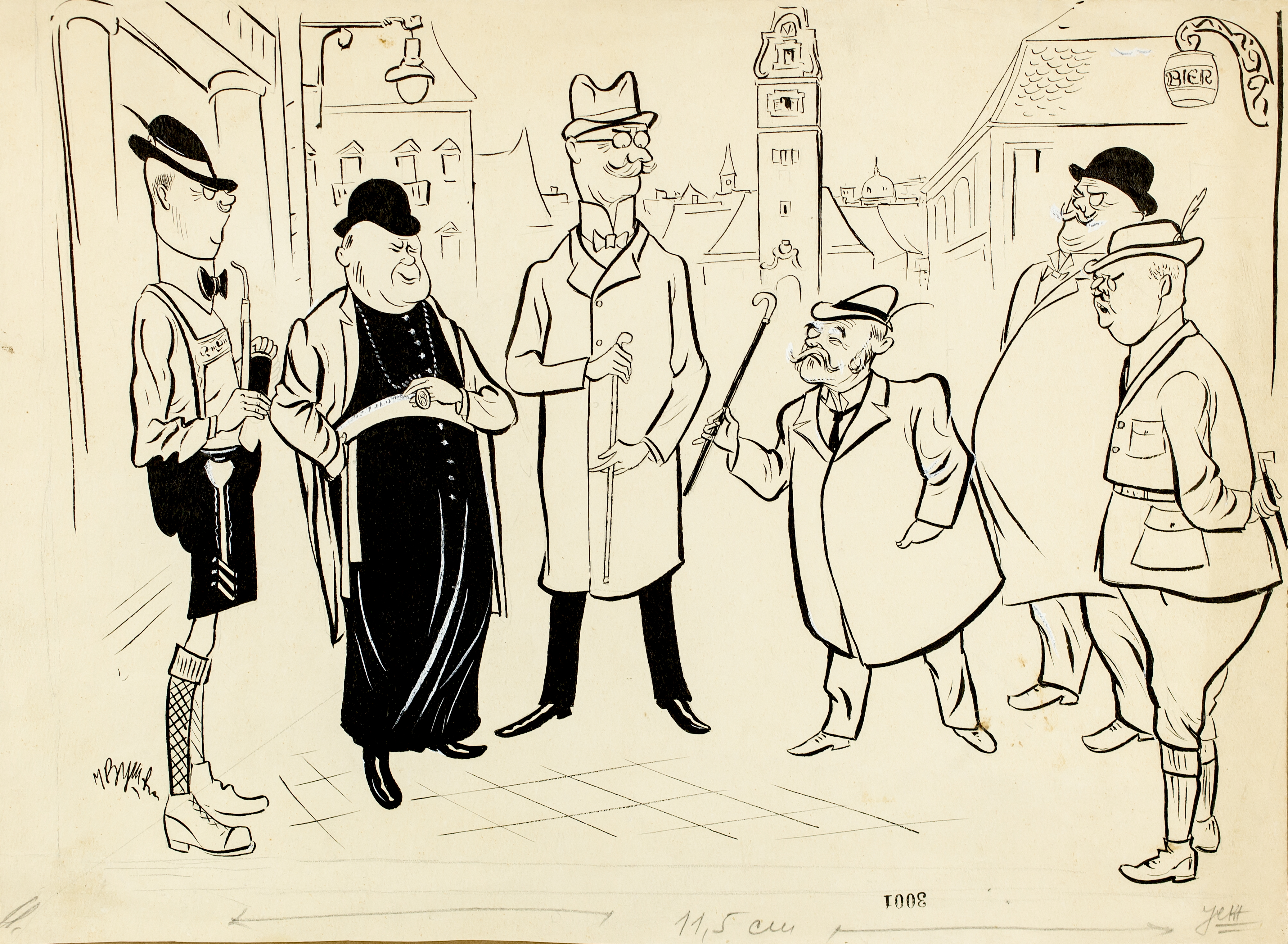 M. Vušković - karikatura, Najava Nove izložbe u Galeriji Hao,