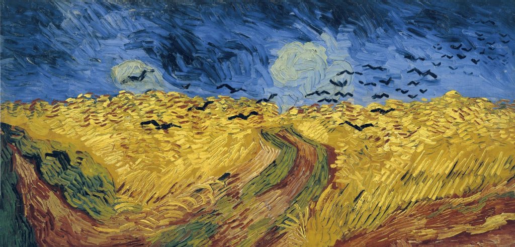 Wheatfield with Crows. Found in the collection of Van Gogh Museum, Amsterdam.,Image: 262807126, License: Rights-managed, Restrictions: , Model Release: no, Credit line: Fine Art Images / Heritage Images / Profimedia
