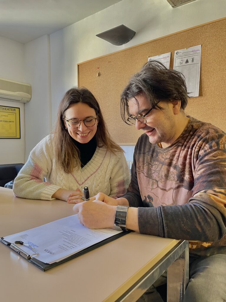 NLO prva proba Atelje 212, NLO, Atelje 212
Foto:  Andja Brstina  odobreno za medije