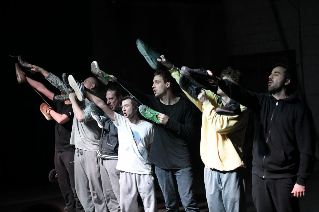 Beograd 15. januar 2022.  Premijera predstave Jelene Bogavac „Betmen Robin Beograd“ u Dorćol Platzu. Reflektor teatar Foto:Dragan Mujan/Nova.rs