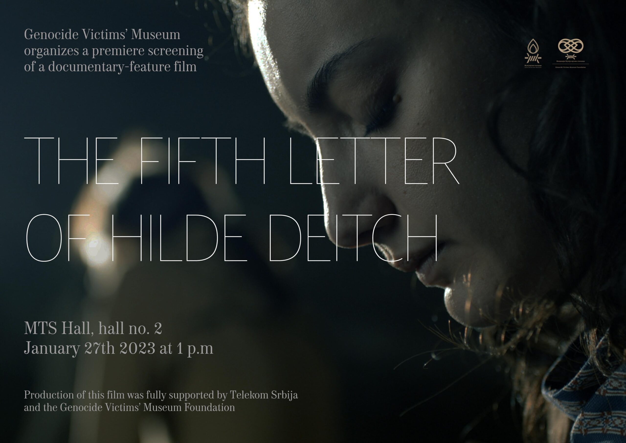 film "Peto pismo Hilde Dajč" - Muzej žrtava genocida