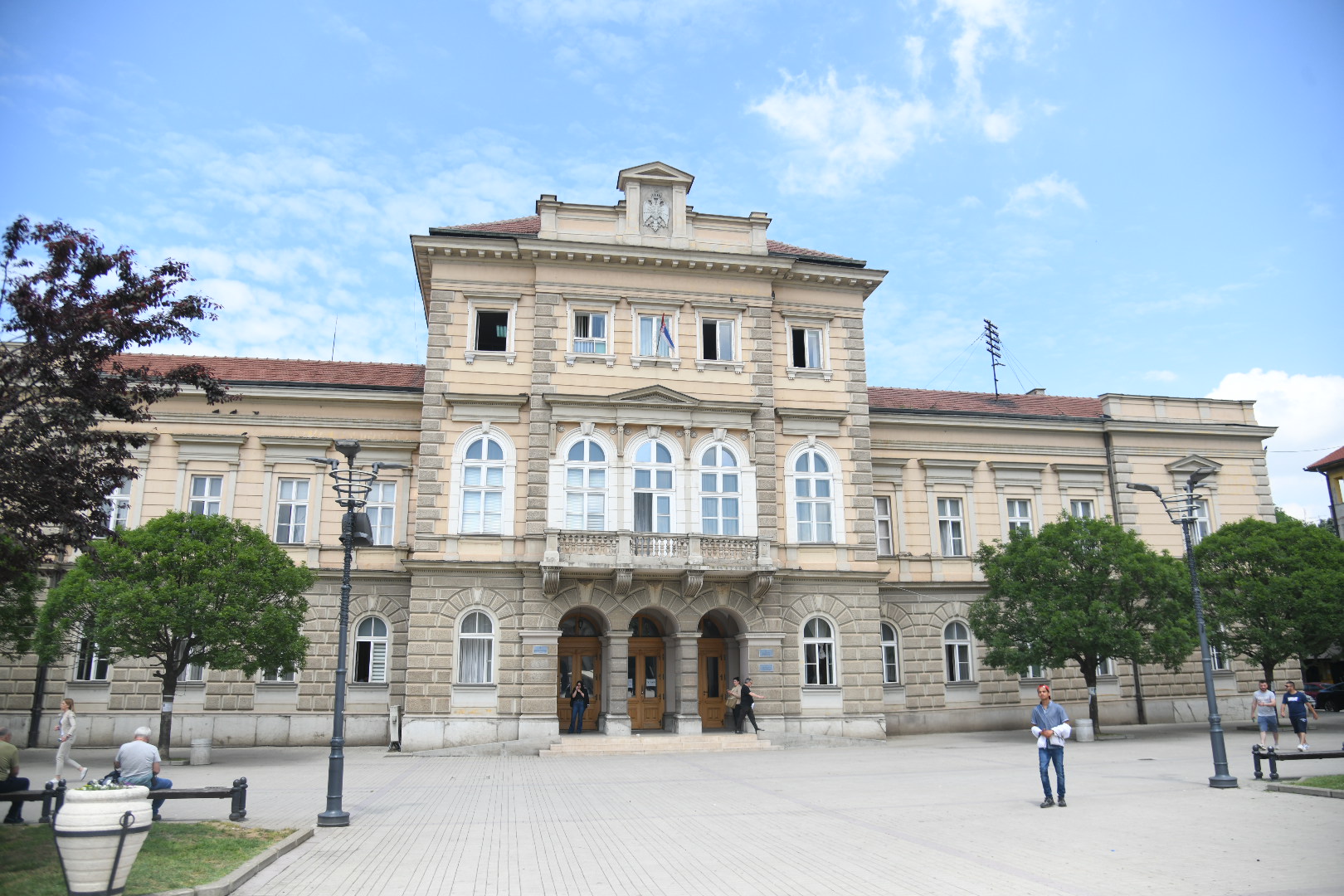 Smederevo, 01.jun 2023. Suđenje za ubistvo Stefana Filića, 
Foto: Nemanja Jovanović/Nova.rs , Sud smederevo, zgrada suda Smederevo