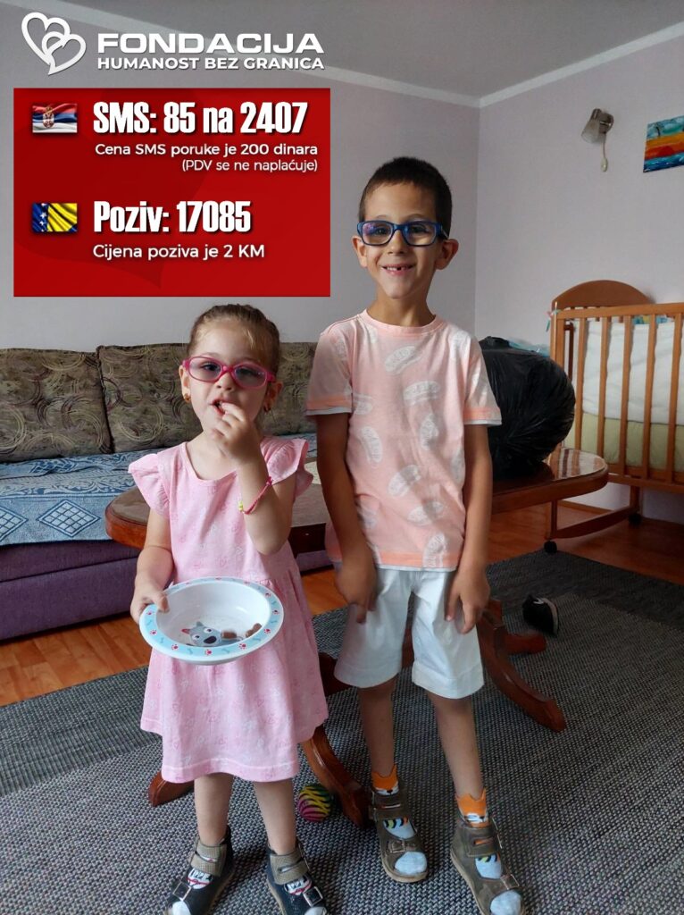 Pomozimo bratu i sestri slanjem 85 na 2407, MINA I MIHAJLO