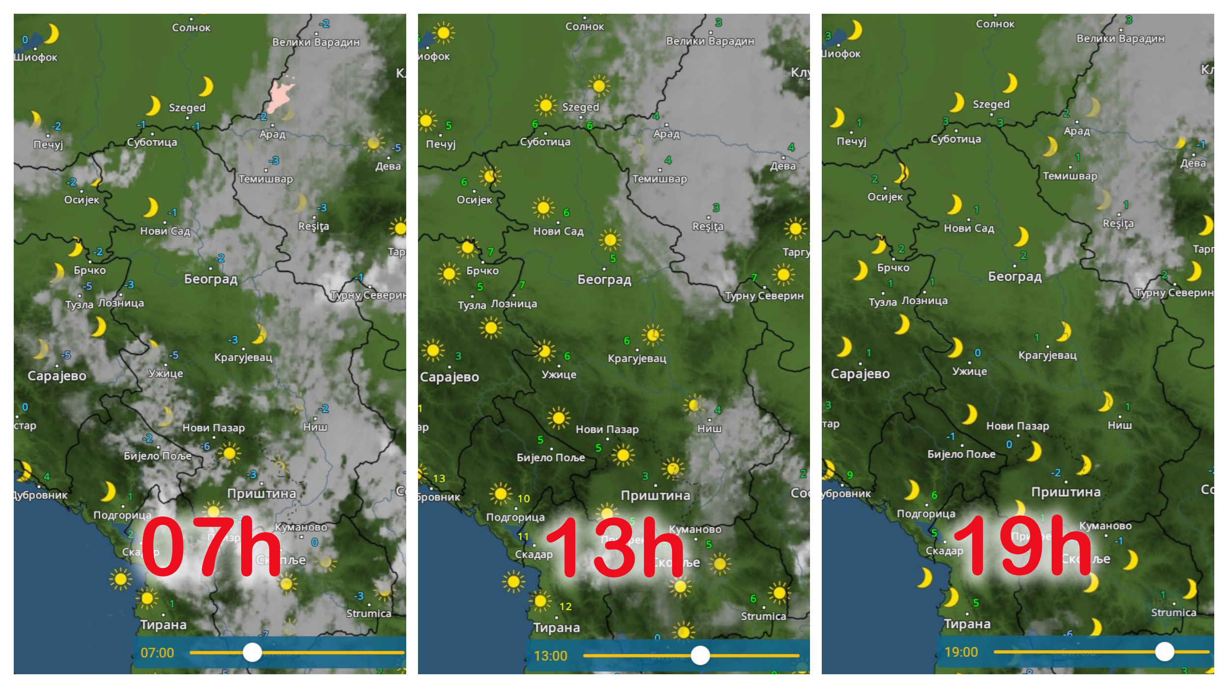 vremenska prognoza nedelja 17 decembar sunce za glasanje