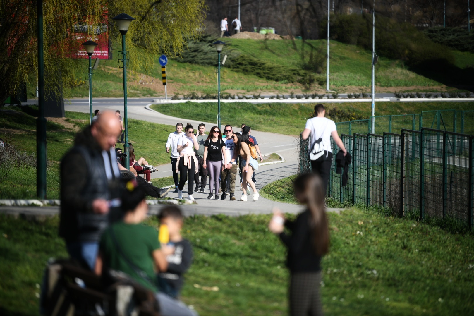 Beograd 31.03.2021. Ada Ciganlija, lepo vreme, proleće, ljudi, šetnja Foto: Vesna Lalić/Nova.rs