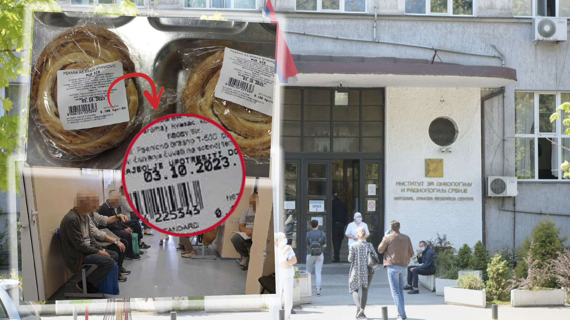 Institut za onkologiju, pecivo, rok trajanja Foto: Goran Srdanov/Nova.rs/Eko Straža