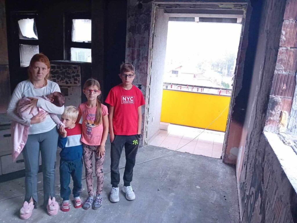 Požar u G. Hanu, Porodica sa sedmoro dece, Majka Tomislava