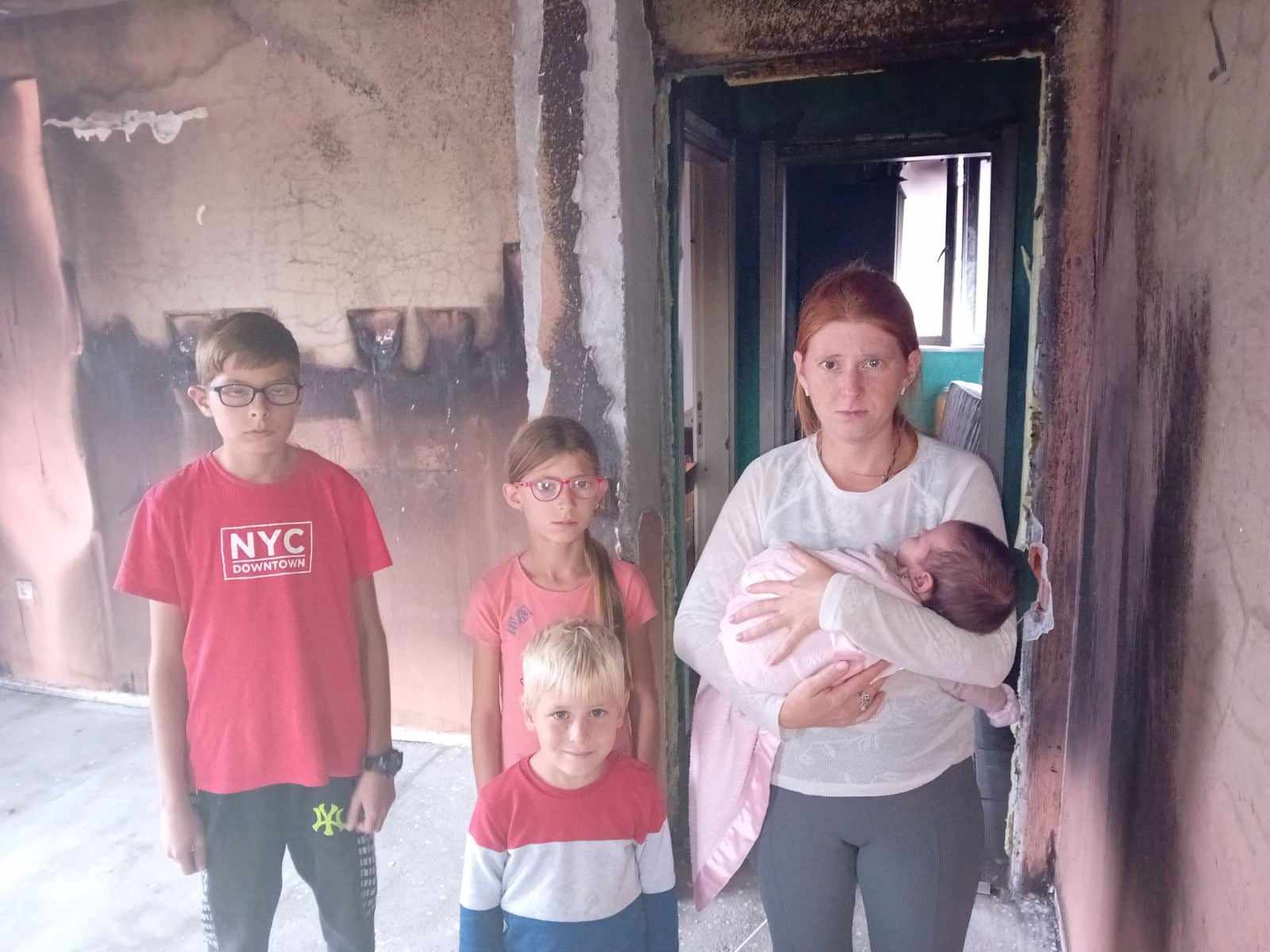 Požar u G. Hanu, Porodica sa sedmoro dece, Majka Tomislava