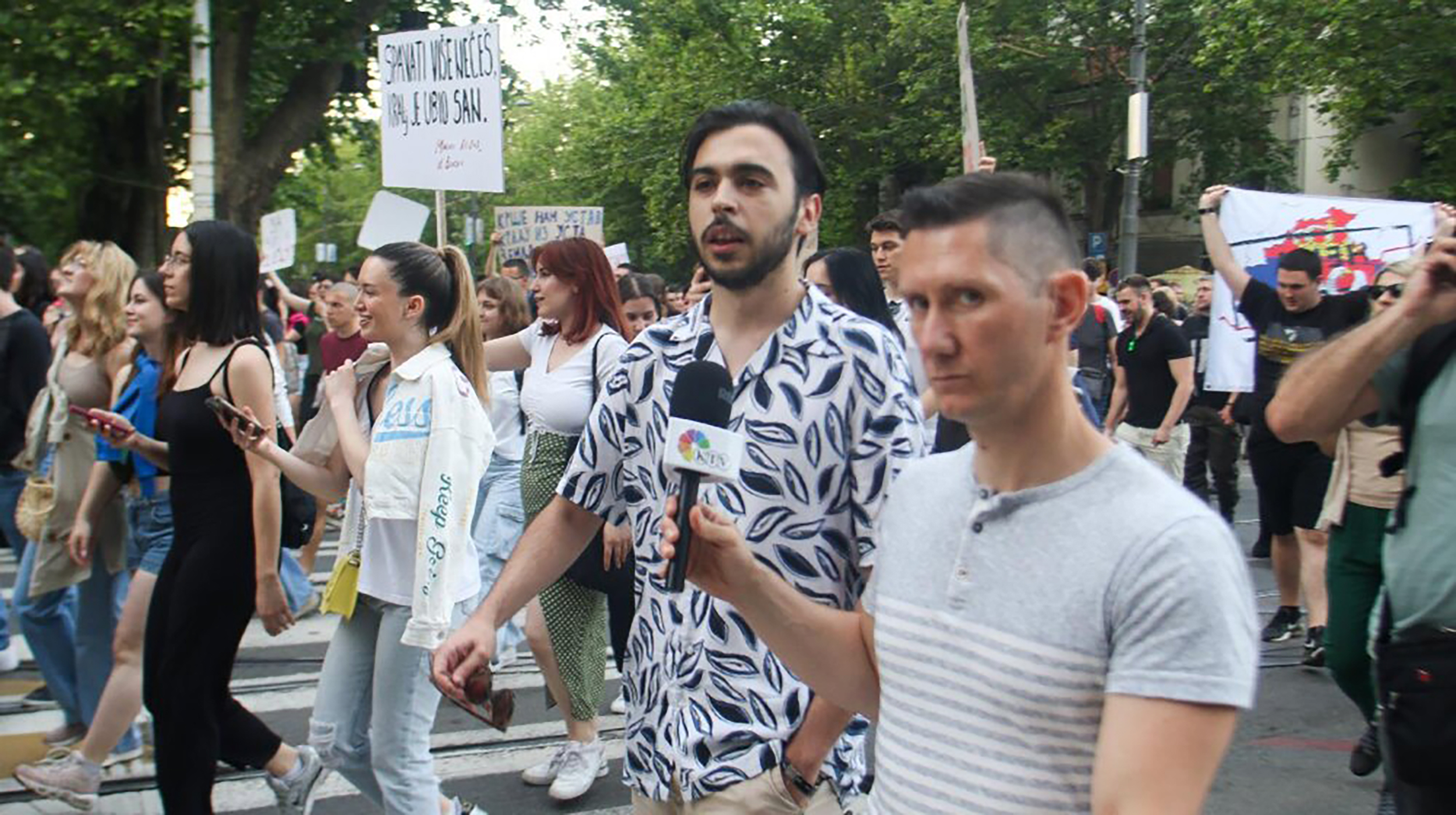 Mesto: Beograd
Datum: Sat Jun 03 21:01:39 CEST 2023
Dogadjaj: DRUŠTVO - protest "Srbija protiv nasilja" 
Fotoreporter: Milica Vučković
Izvor: FoNet