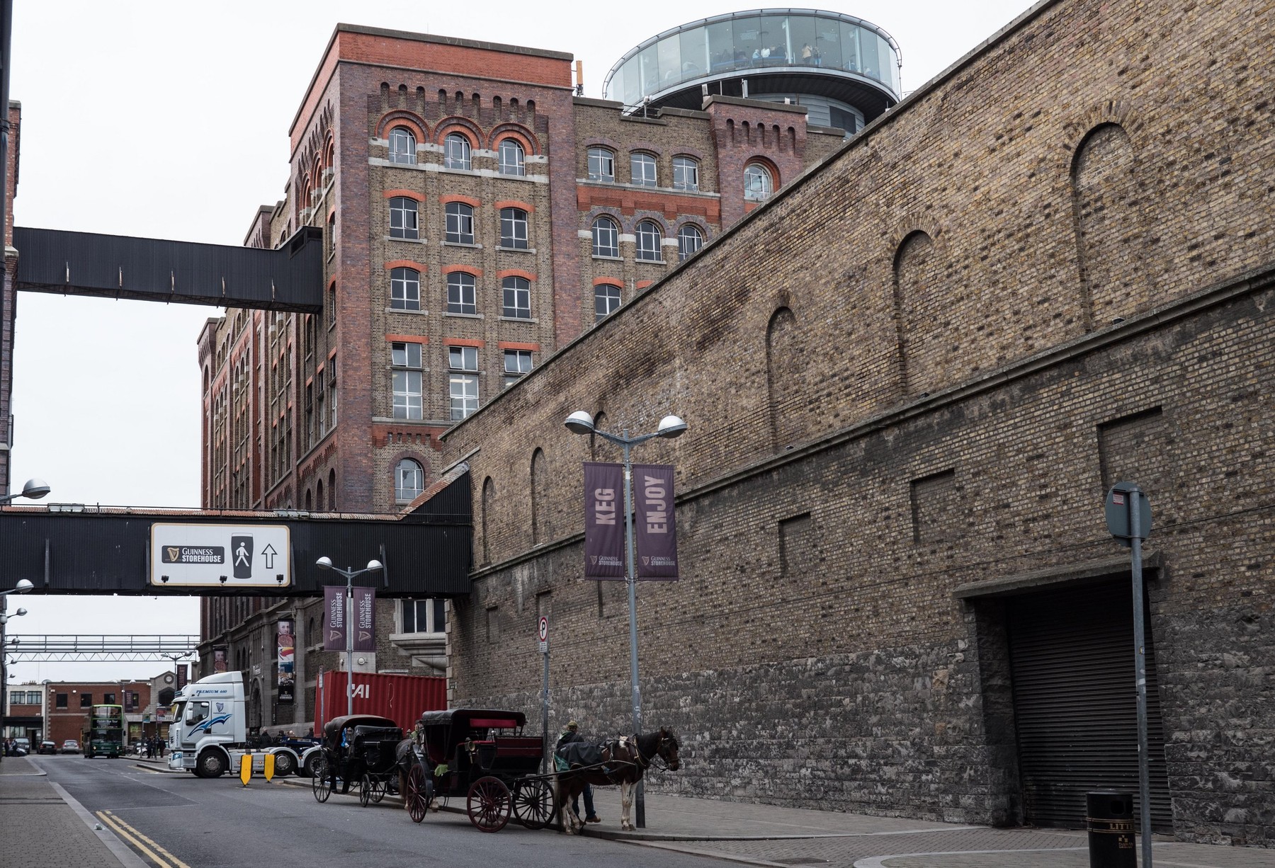 The Guinness Storehouse, St James's Gate, Dublin, Ireland.