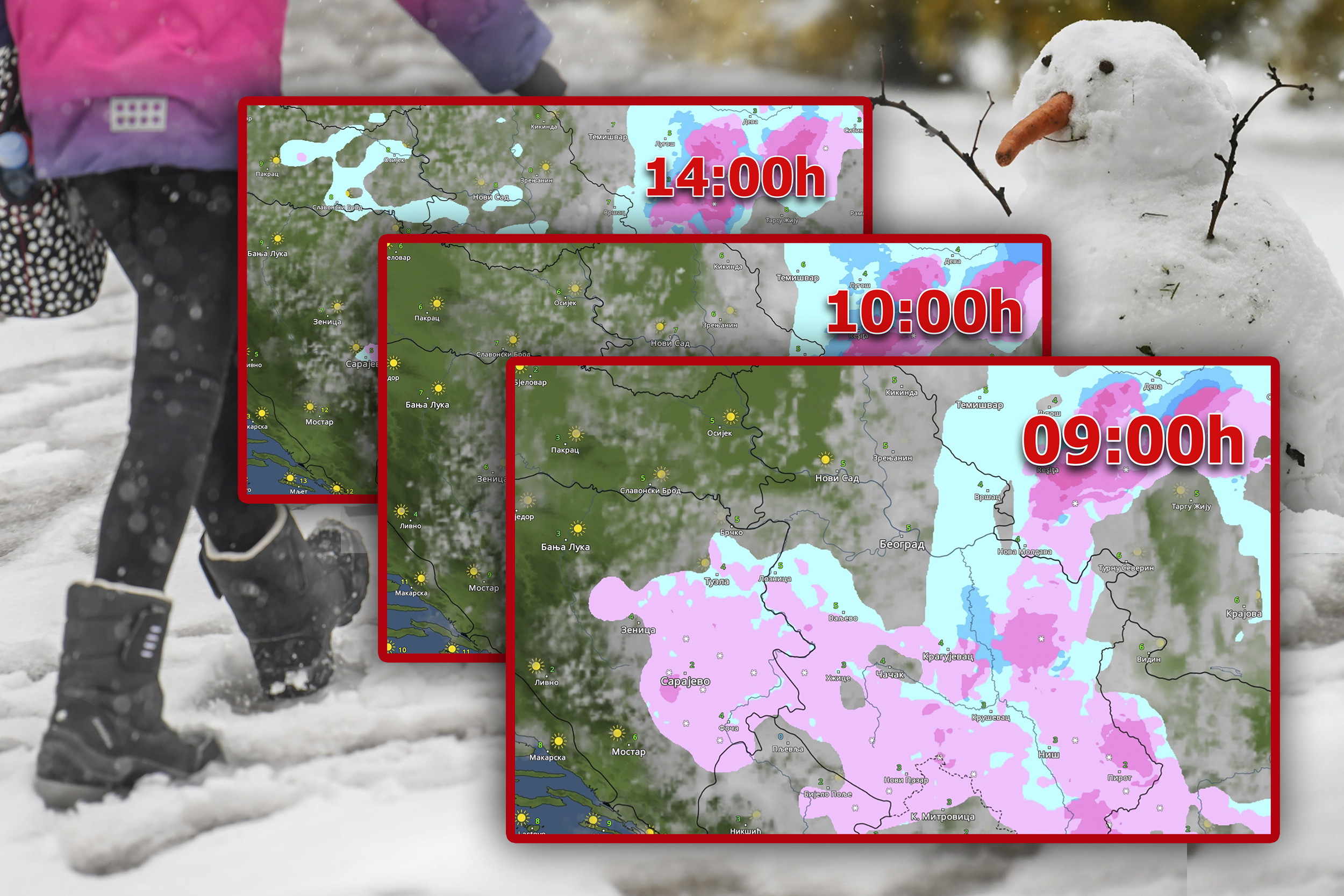 prognoza sa radara za subotu po satima