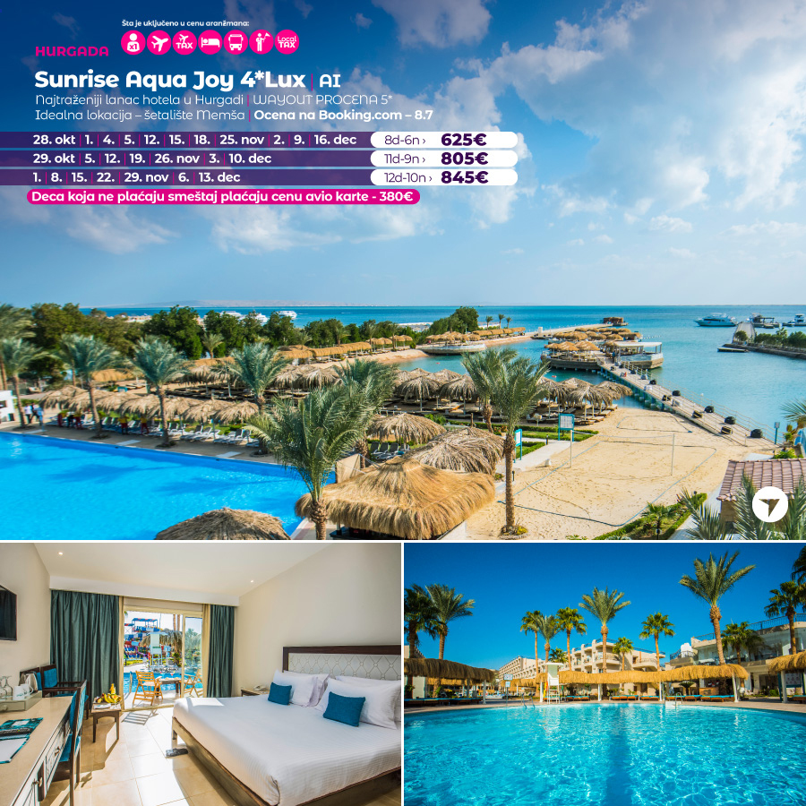 PR Wayout Hurgada Nova.rs 15.10 sa isticanjem na naslovnoj od 17H