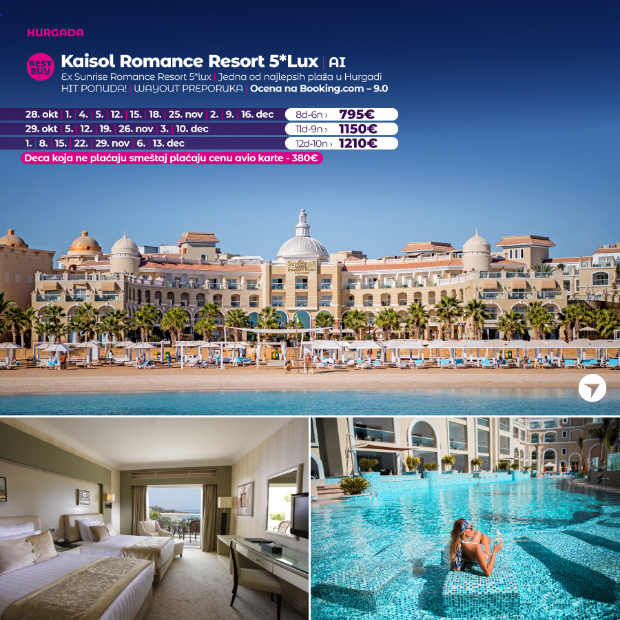 PR Wayout Hurgada Nova.rs 15.10 sa isticanjem na naslovnoj od 17H