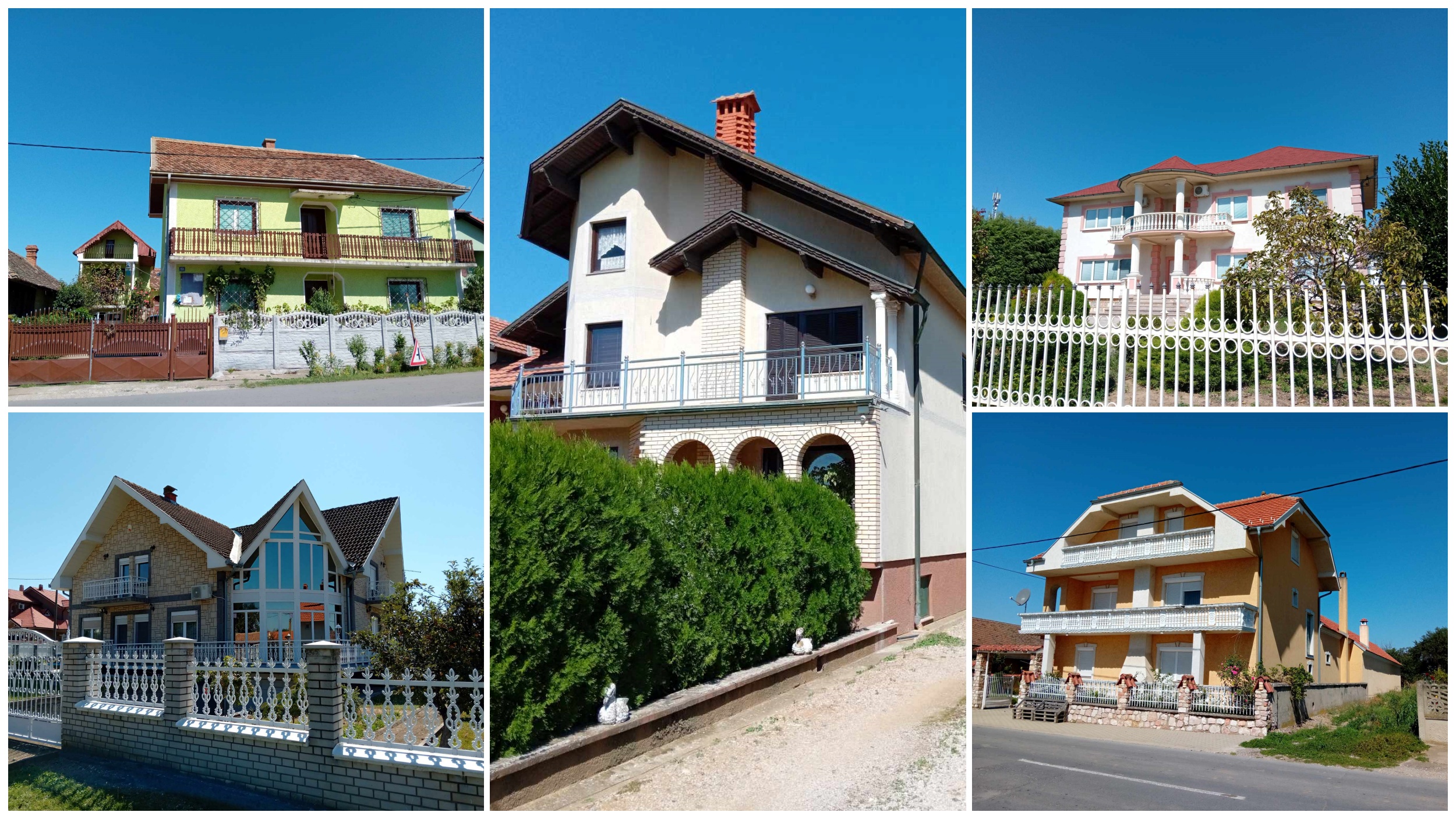 selo beranje kod požarevca, kuće gastarbajtera, privatna arhiva KOMBO