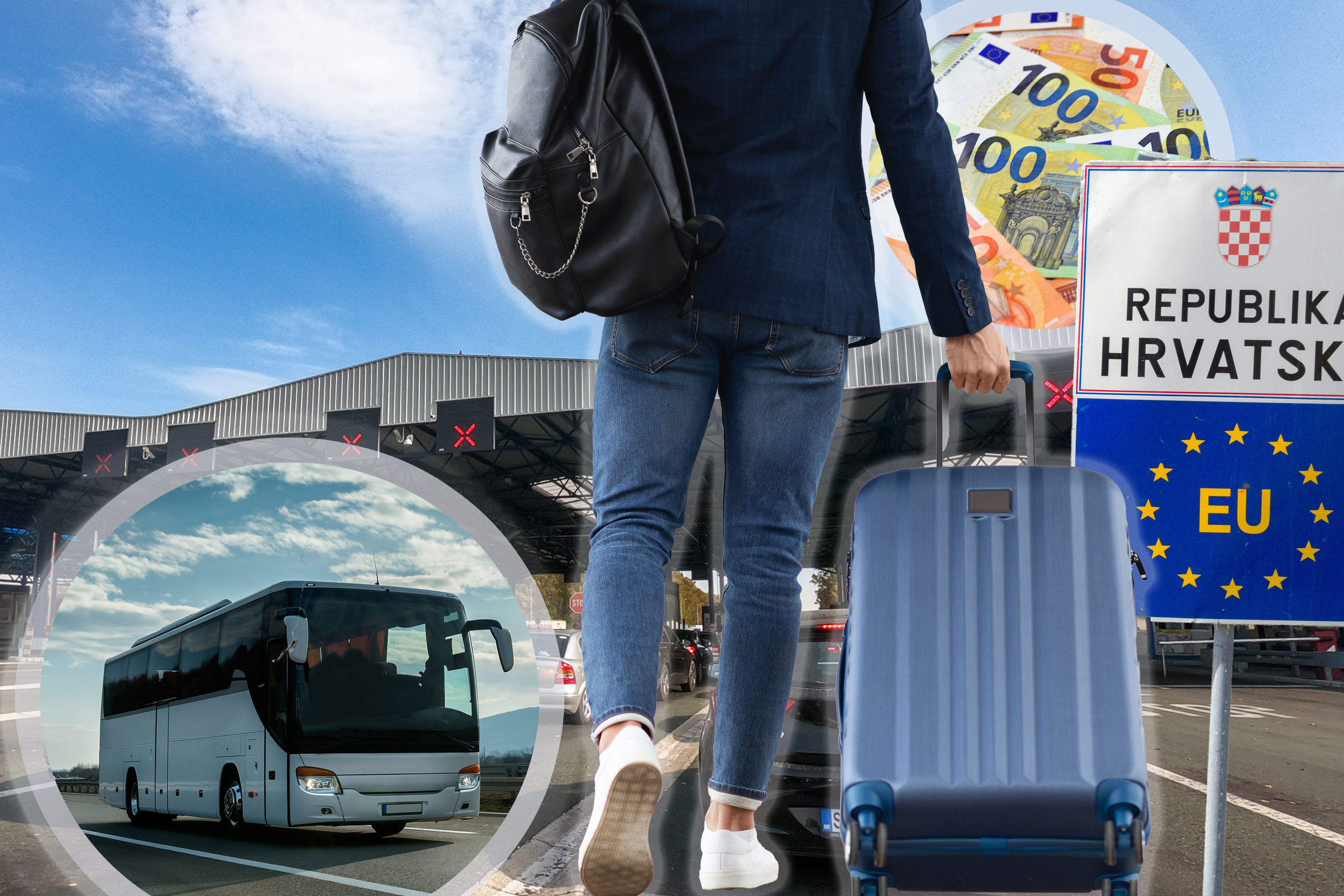 Lipovac,,Batrovci,On,Croatia,Serbia,Border,,October,14,2018:,Batrovci